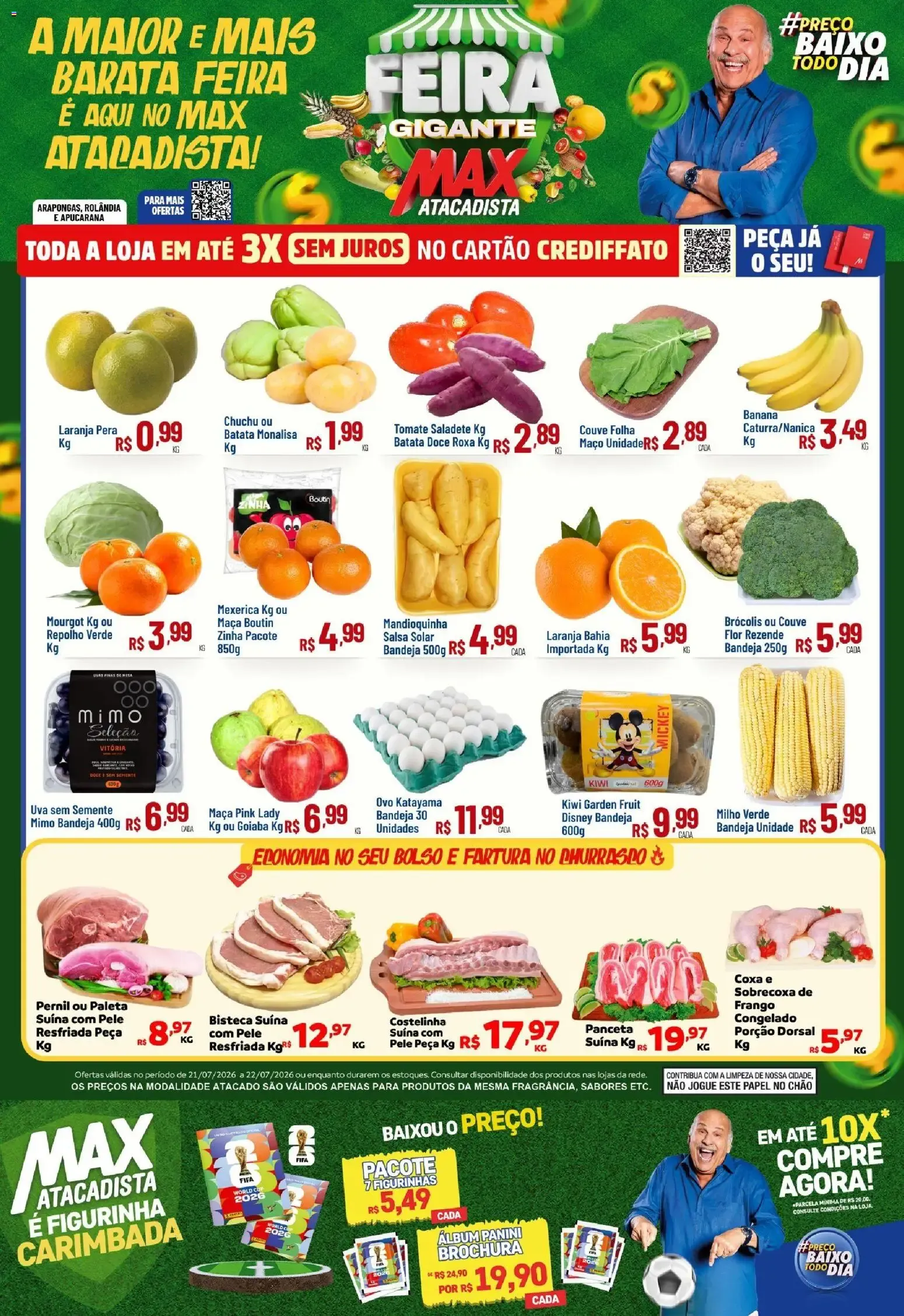 Encarte de Max Atacadista ofertas Feira de 21/07/2026 | Promoções Online 21 de julho até 22 de julho 2026 - Pagina 1