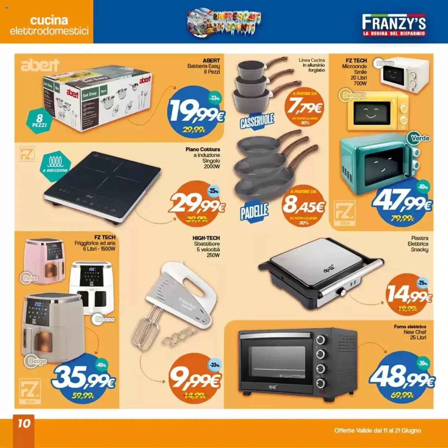 Franzy's volantino dal 11/06/2026 - online Offerte da 11 giugno a 21 giugno di 2026 - Pagina del volantino 10