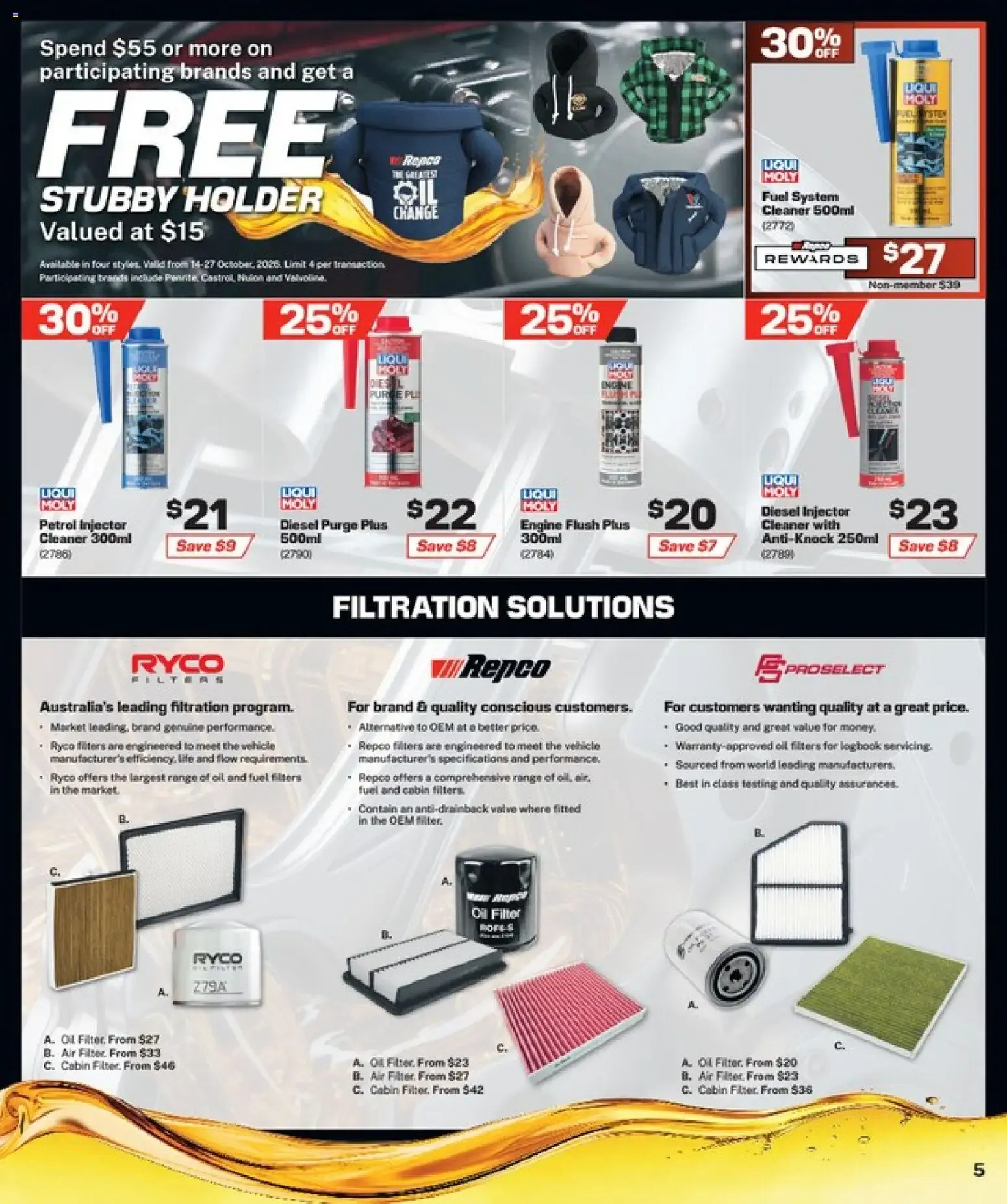 Repco new specials valid 14 Oct 2026 - 27 Oct 2026 from 14 October to 27 October 2026 - Catalogue Page 5
