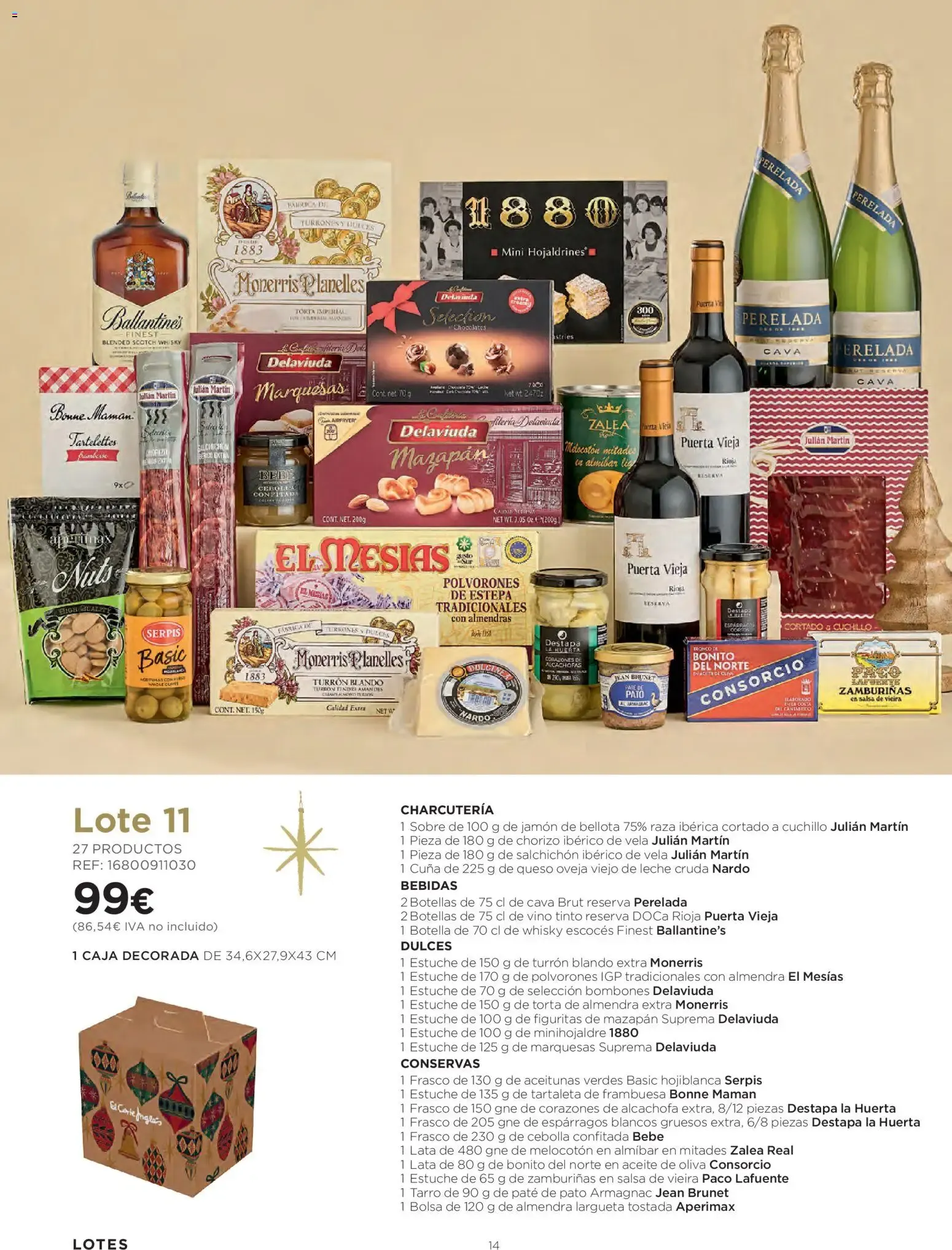 Catálogo de El Corte Inglés Cestas Navidad 2026 Cataluňa 08/10/2026 │Catálogo 8 de octubre al 5 de enero 2027 - Página 14