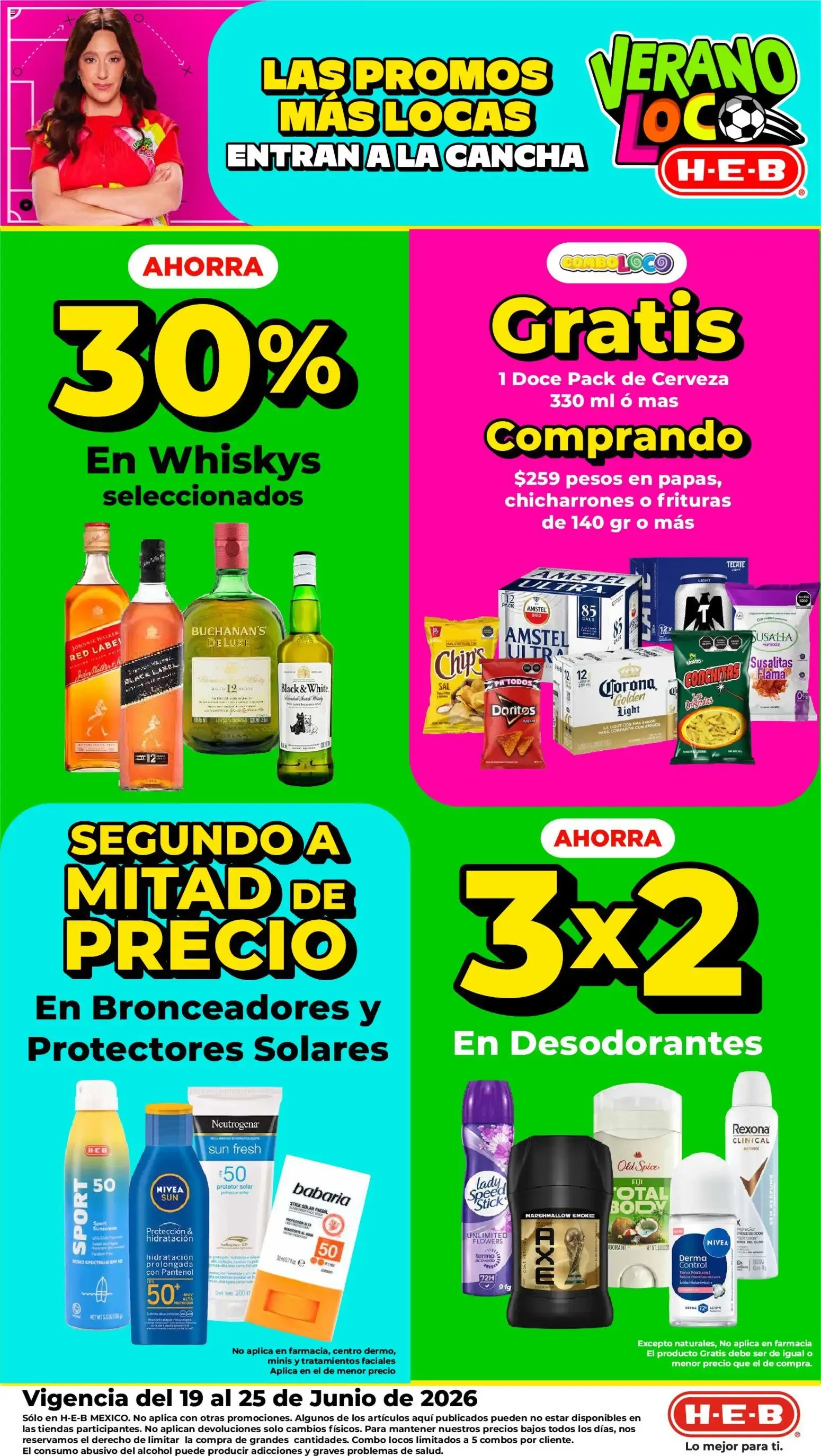 Catálogo de H-E-B Verano Loco: Las Promos más locas entran a la cancha 19 de junio al 25 de junio 2026 - Pagina 1