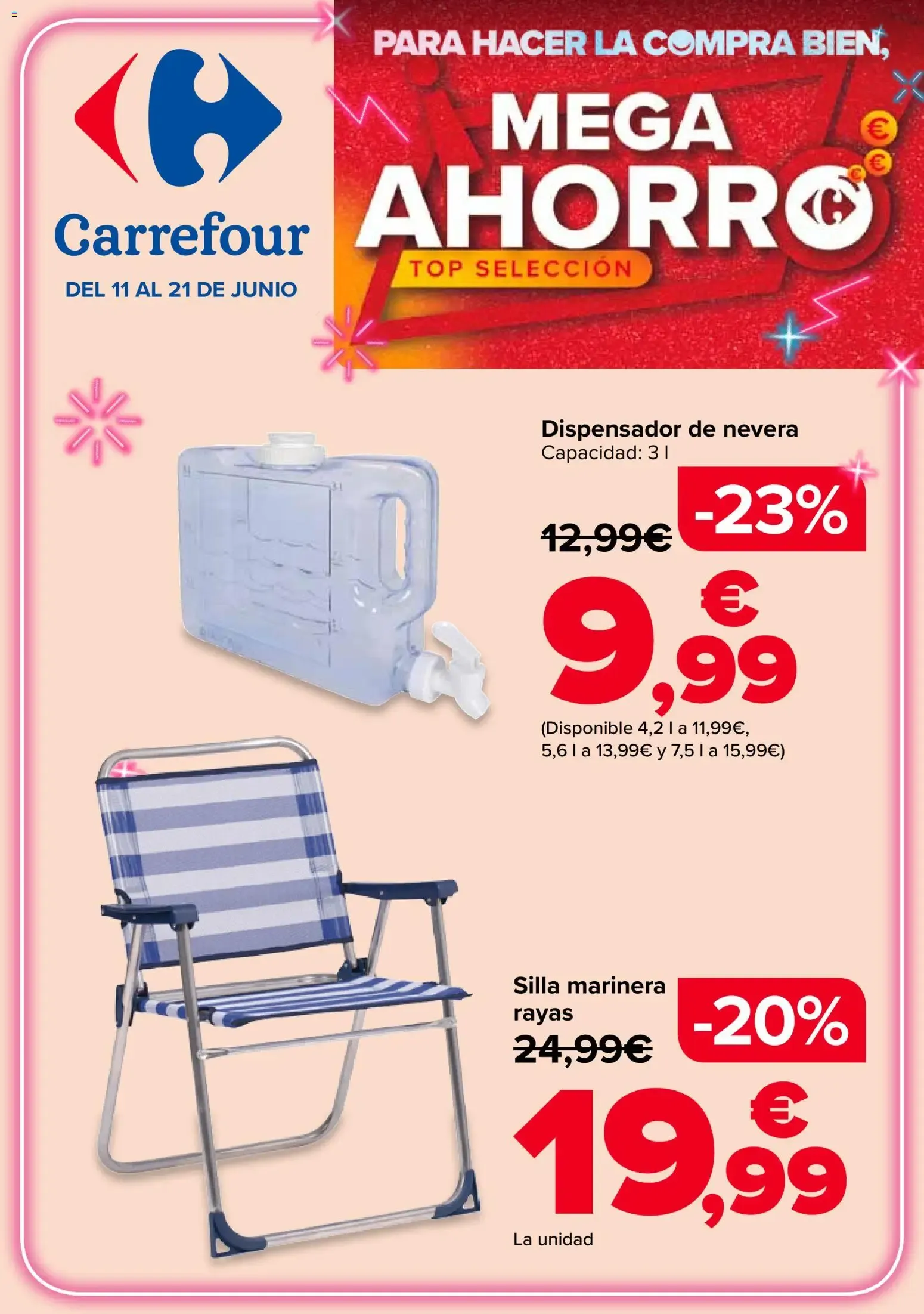 Catálogo de Carrefour Mega Ahorro del 11/06/2026 | Catálogo 11 de junio al 21 de junio 2026 - Página 1