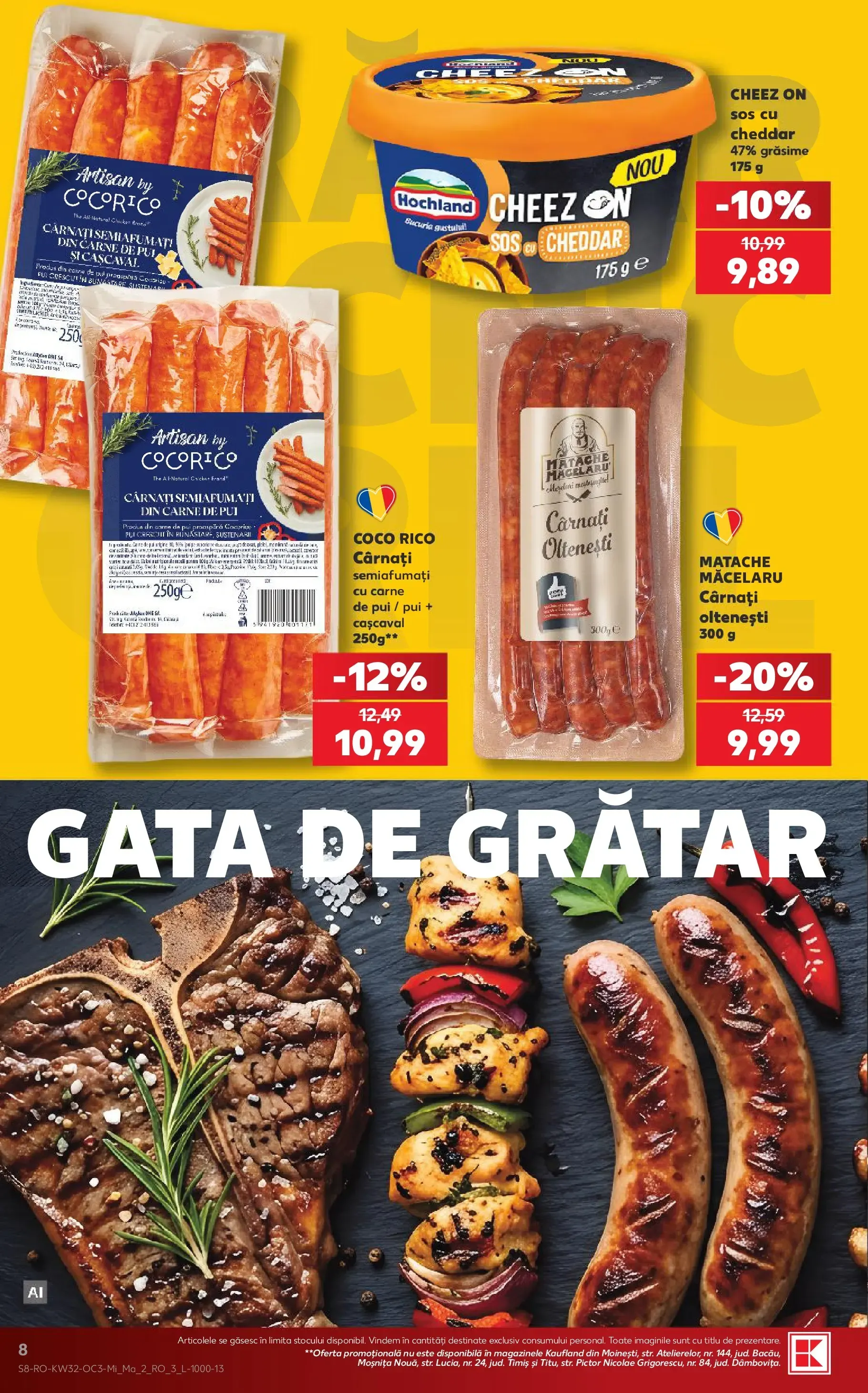 Catalog Kaufland: Un grătar reușit și berea potrivită de la 5 august până la 11 august 2026 - Revista Pagina 8