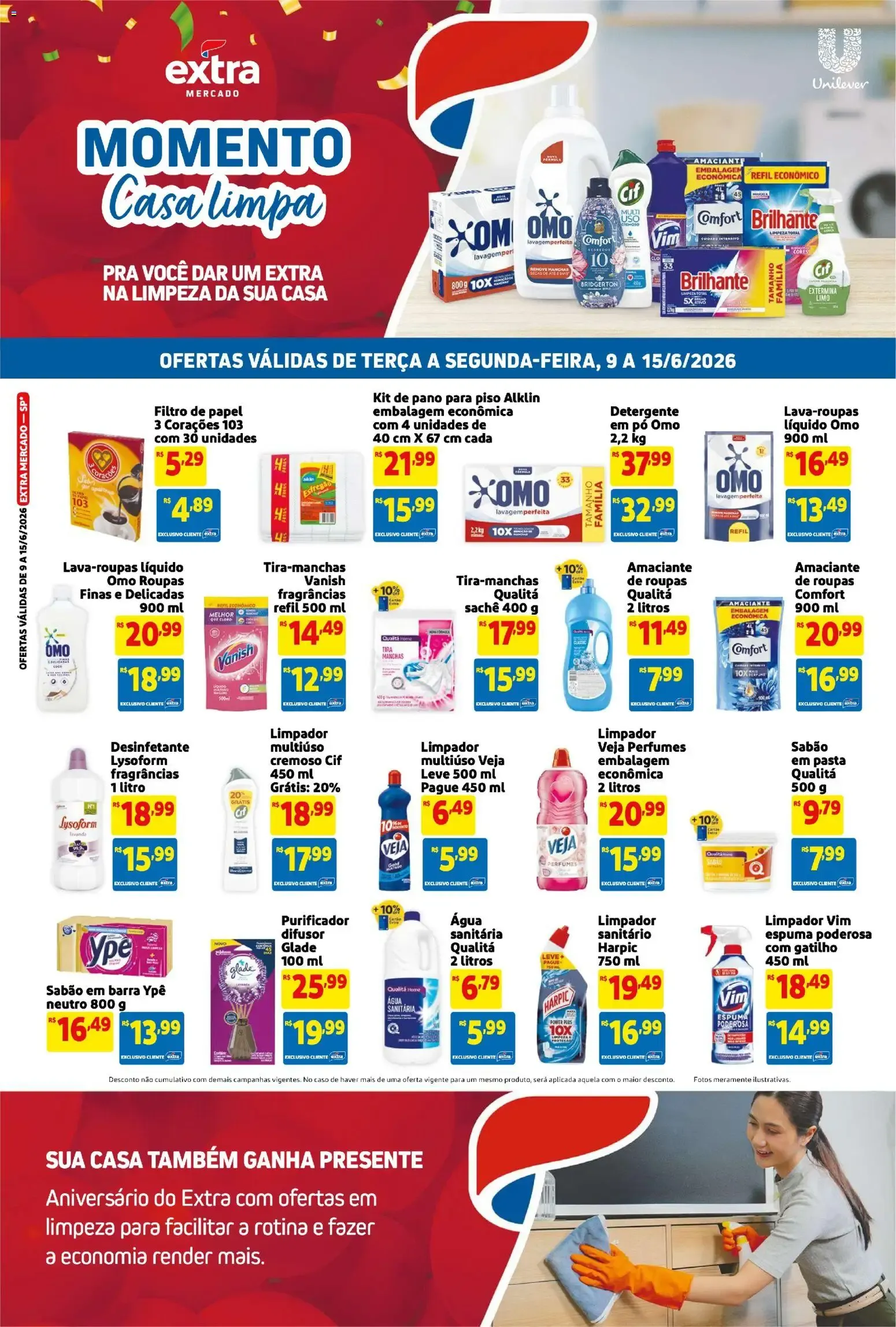 Encarte de Folheto Extra ofertas de Mercado Semanal de 09/06/2026 | Promoção 9 de junho até 15 de junho 2026 - Pagina 4
