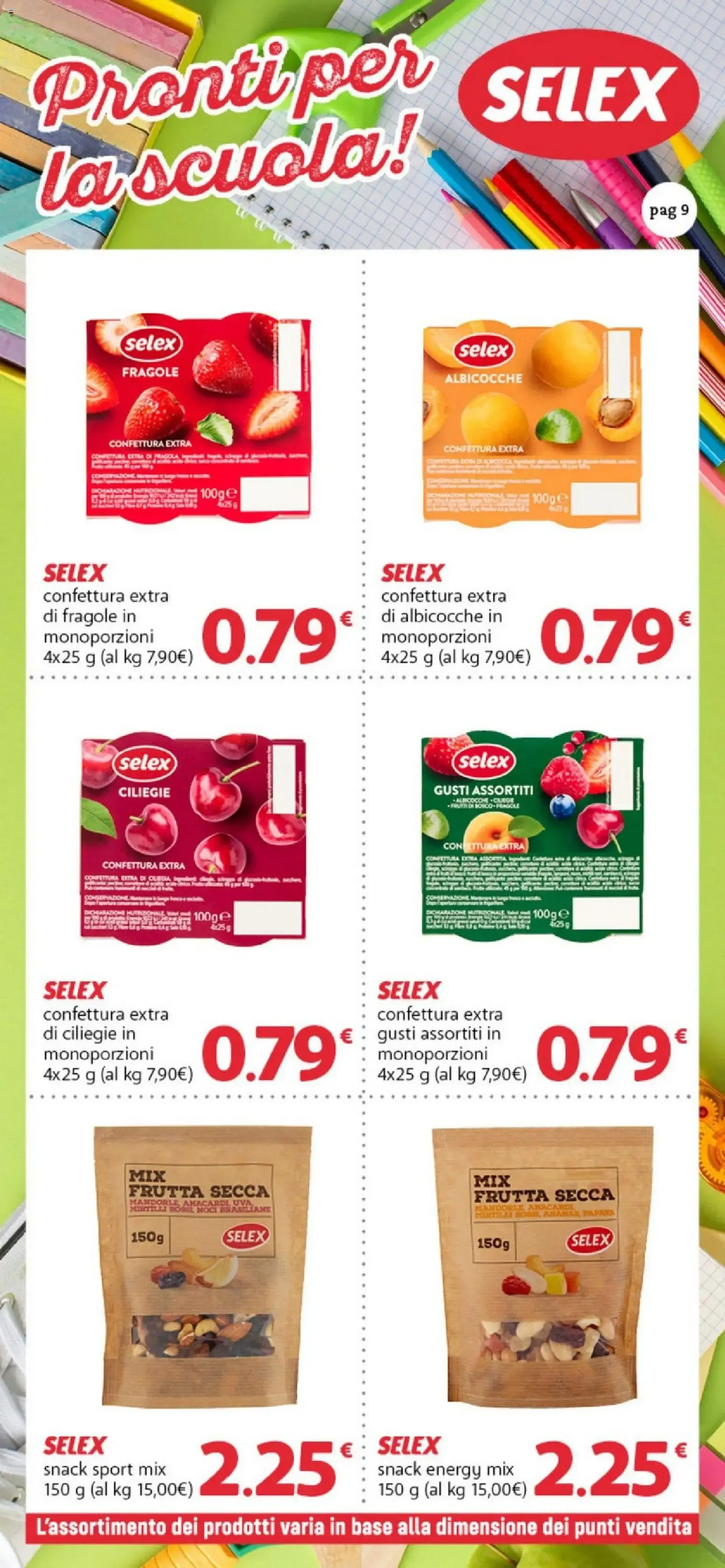 DOK Famila Supermercati - Pronti per la scuola! da 11 settembre a 30 settembre di 2026 - Pagina del volantino 9