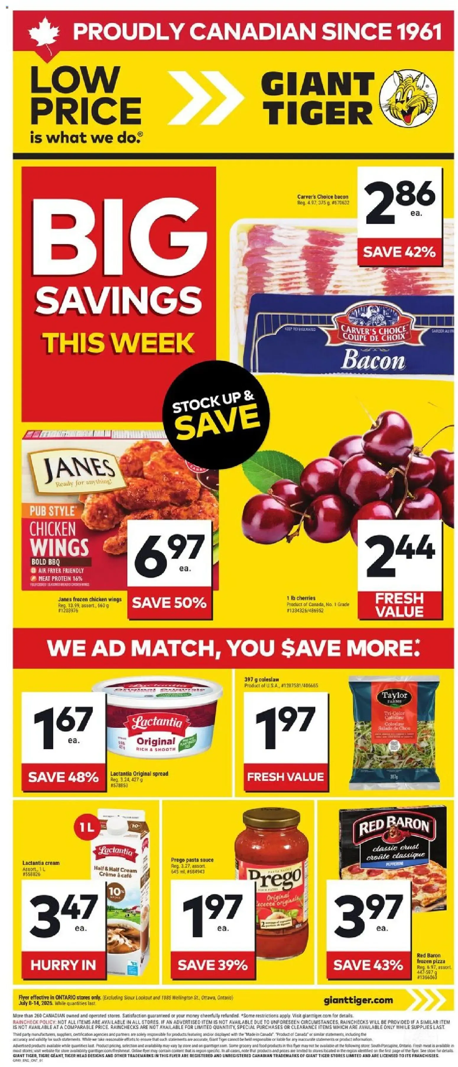 Giant Tiger Flyer | from Jul 8, 2026 | Weekly deals from July 8 to July 14 2026 - flyer page 1