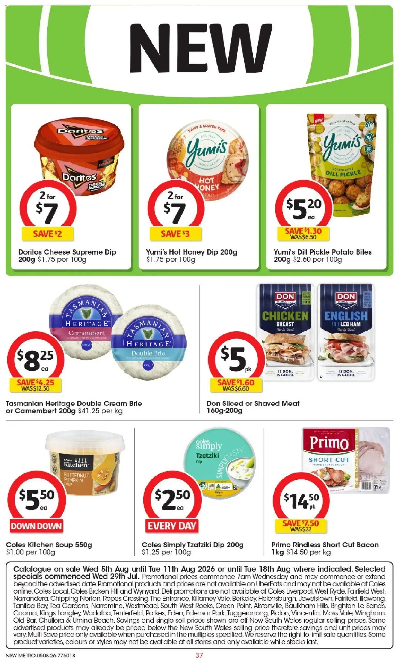 Coles catalogue valid from 04/08/2026 > Online Australia - Catalogue valid from 5 August to 11 August 2026 - page 37