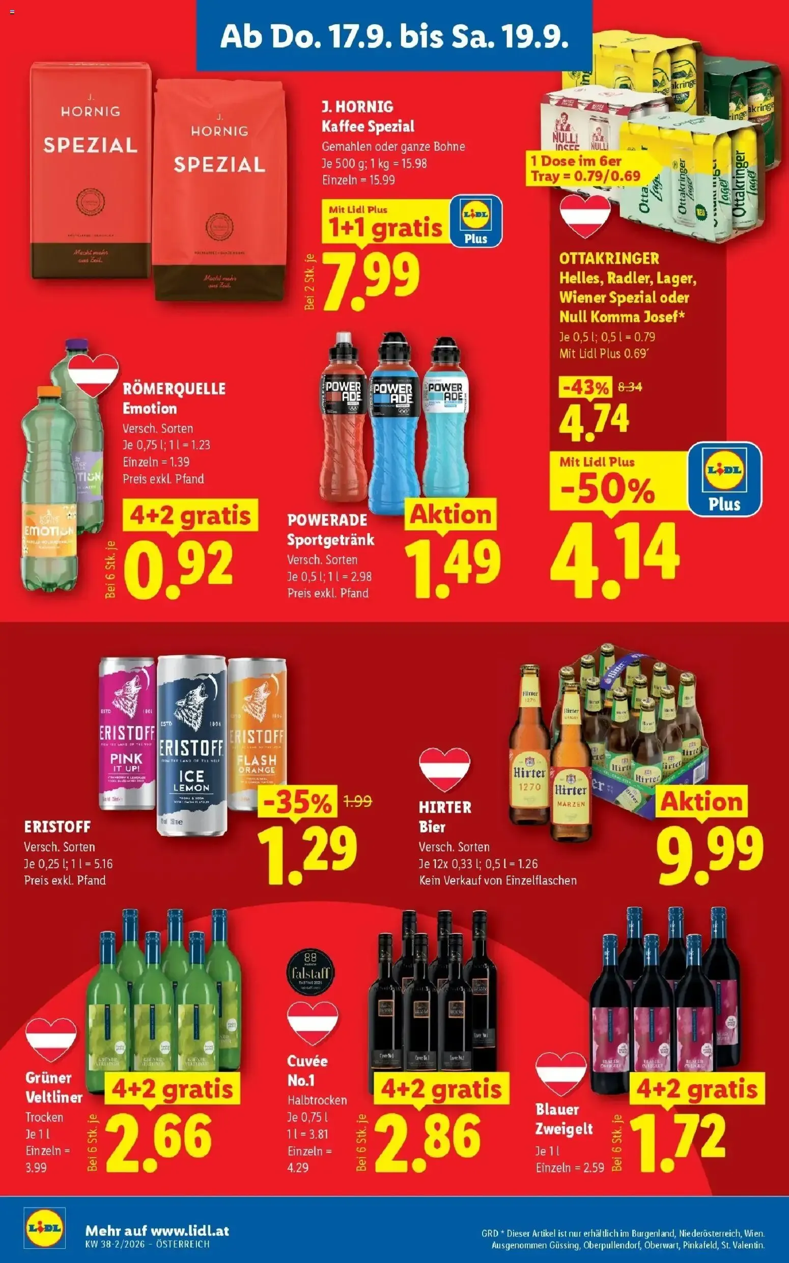 Lidl Flugblatt - Wien ab 17.09.2026 - Angebote ab donnerstag von 17. September bis 19. September 2026 - Flugblätt seite 12