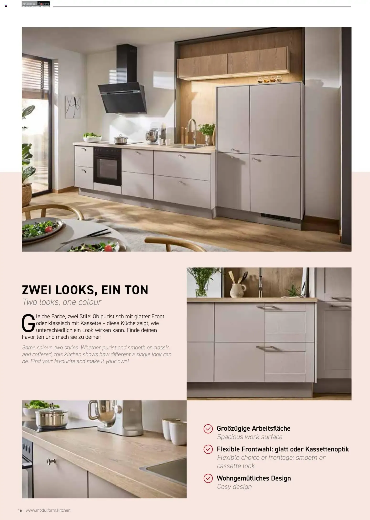 KITCHEN MOMENTS - Modul Form - Edición 2026 von 1. Januar bis 31. Dezember 2026 - Prospekt seite 16