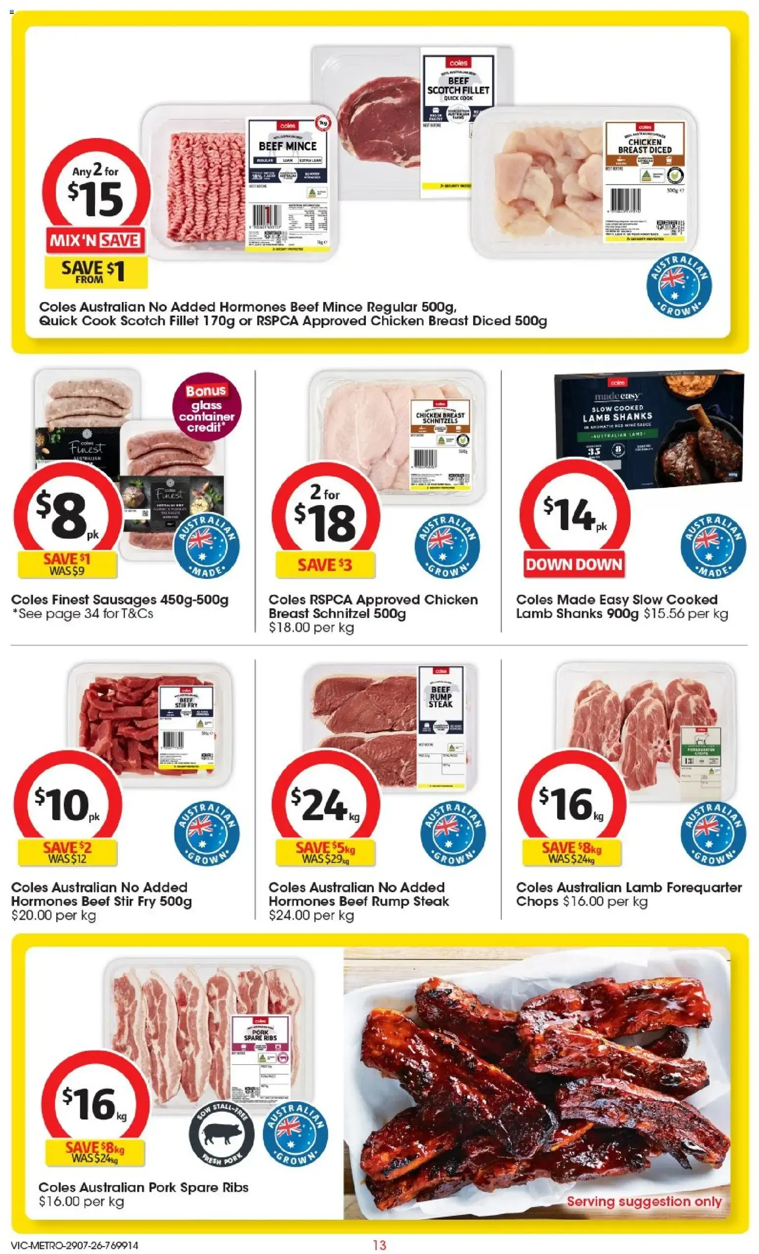 Coles catalogue valid from 29/07/2026 > Online Australia - Catalogue valid from 29 July to 4 August 2026 - page 13