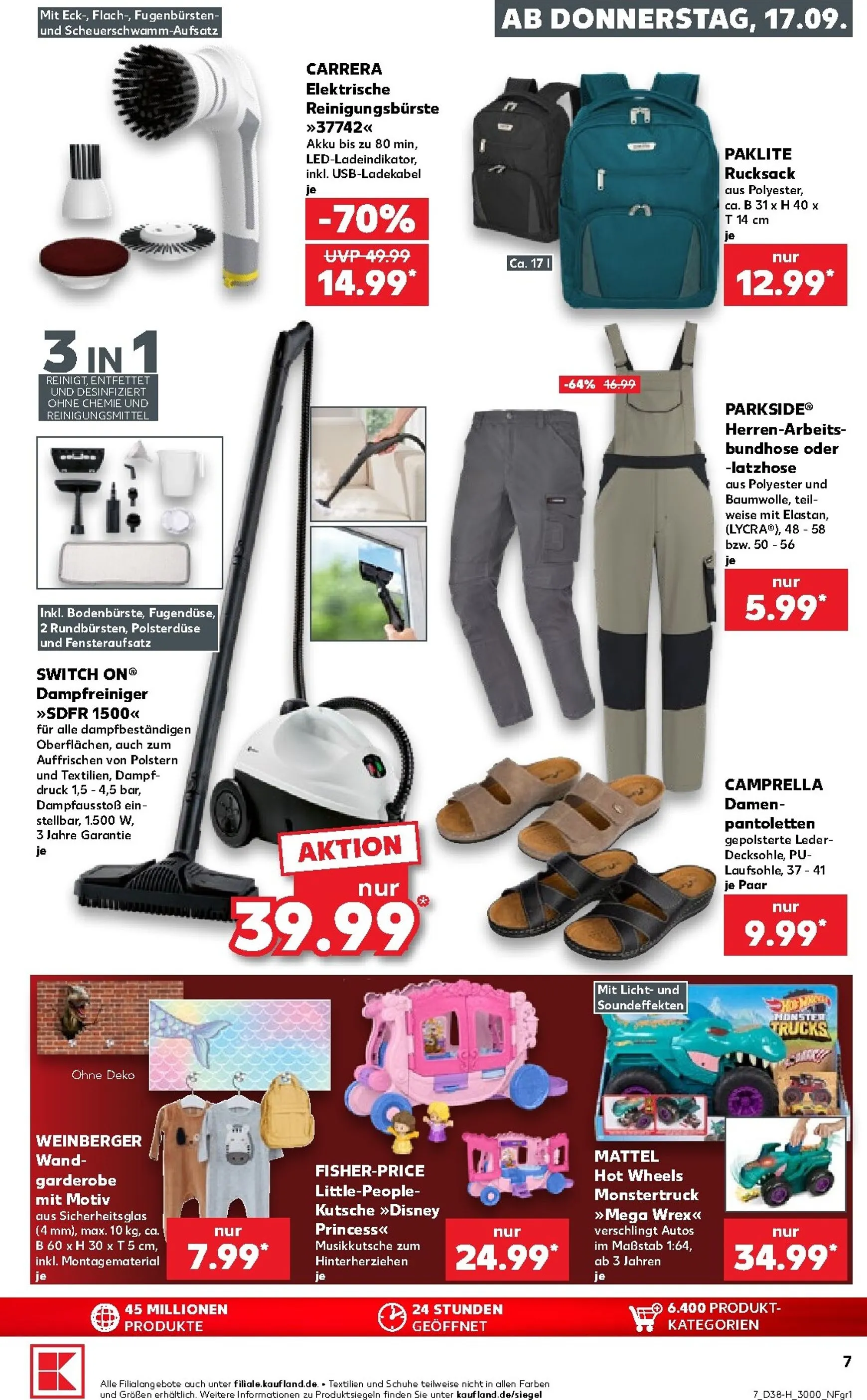 Kaufland - Extra angebote Prospekt nächste Woche – von Donnerstag 17.09.2026 bis Mittwoch 23.09.2026 von 17. September bis 23. September 2026 - Prospekt seite 7