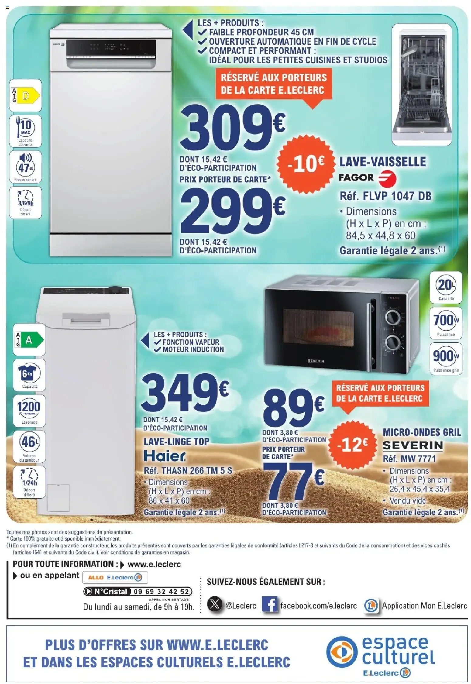 POUR DES VACANCES 100% ÉQUIPÉES du 16 juin au 27 juin 2026 - Catalogue page 12