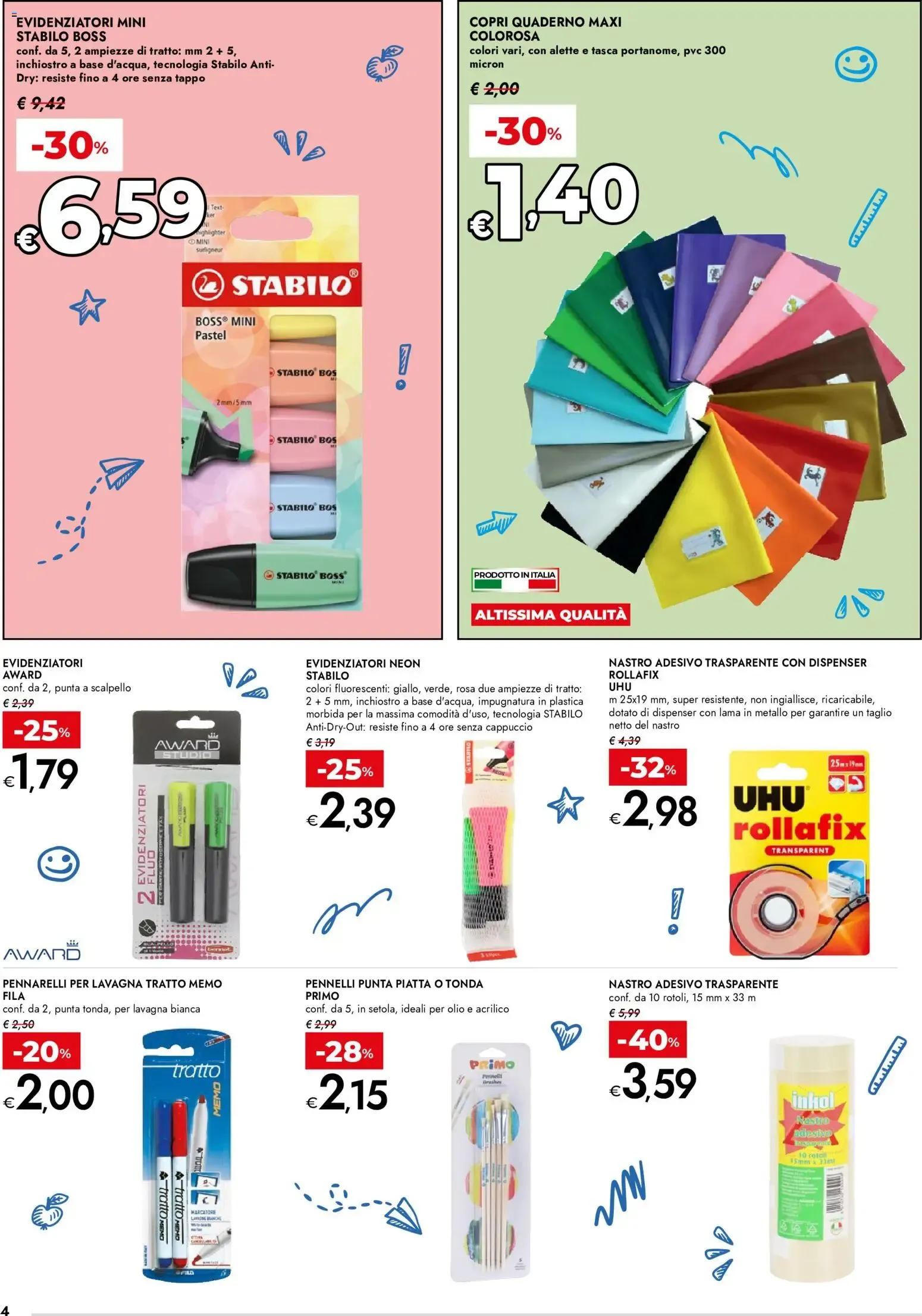 Nuovo bennet volantino Scuola dal 27/08/2026 > offerte anteprima 🛍️ da 27 agosto a 8 settembre di 2026 - Pagina del volantino 4