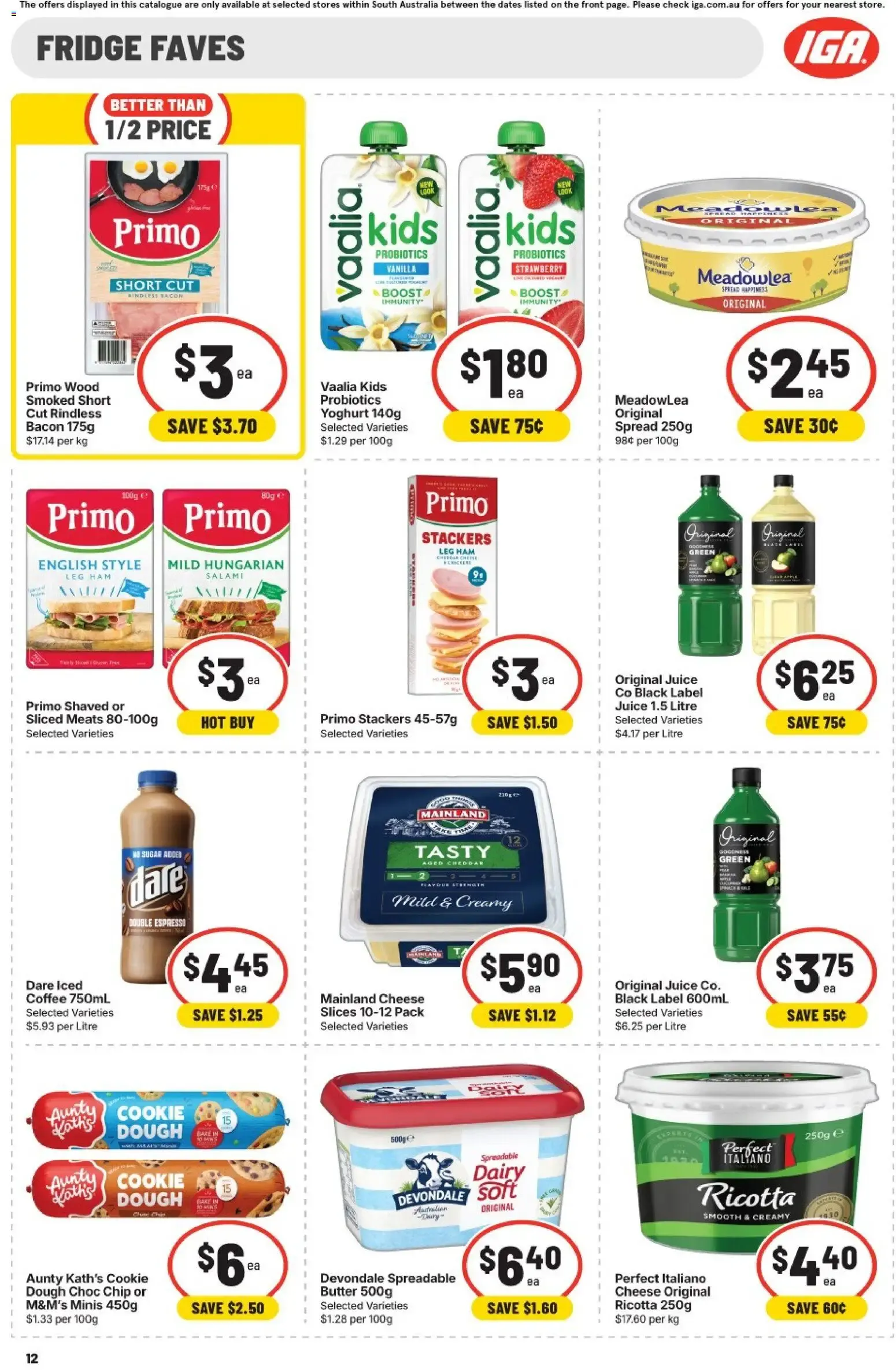 IGA catalogue valid from 07/10/2026 > Online Australia - Catalogue valid from 7 October to 13 October 2026 - page 12