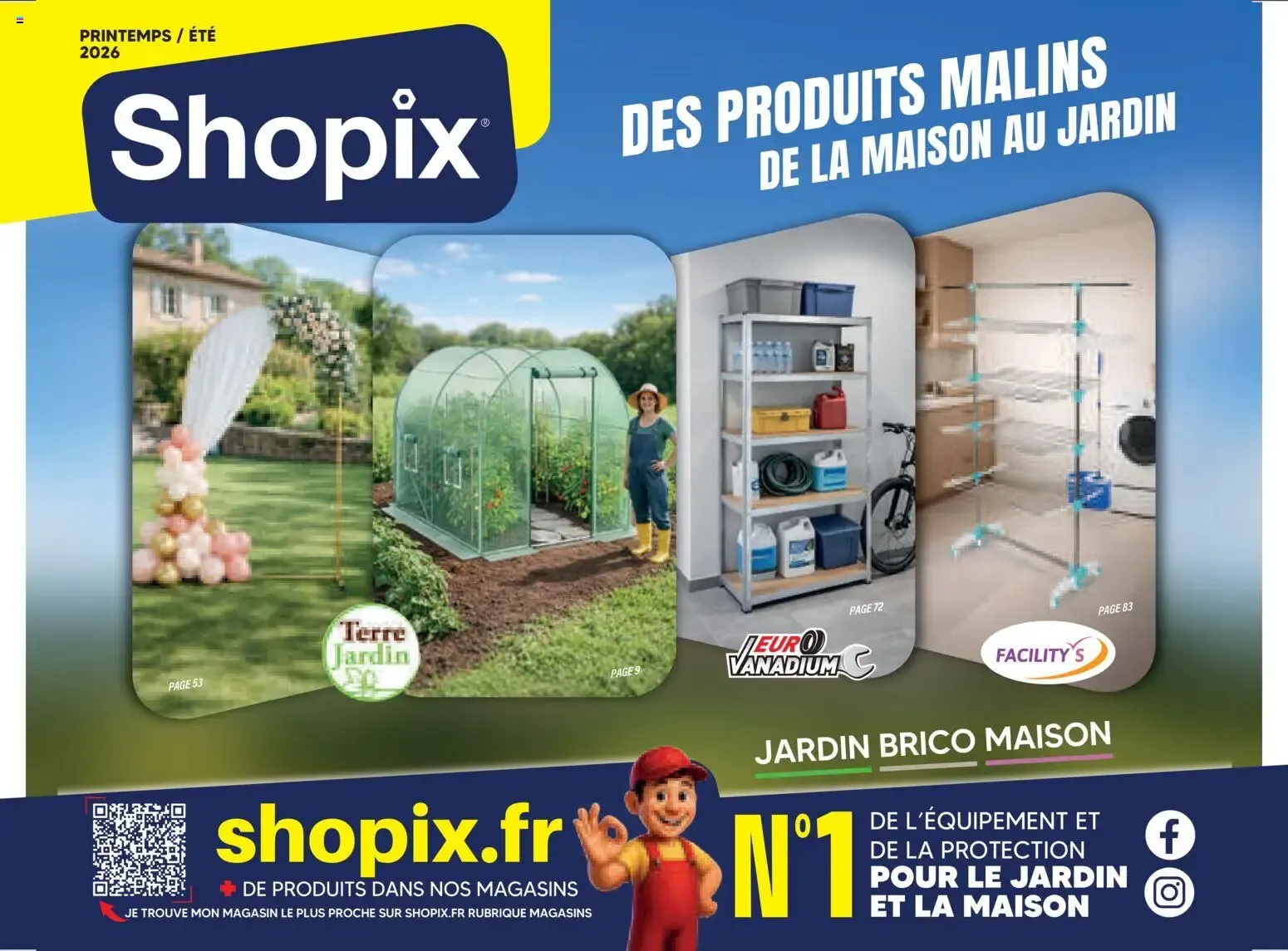Shopix catalogue printemps/été à partir du 20/04/2026 - promo en ligne du 20 avril au 1 octobre 2026 - Catalogue page 1