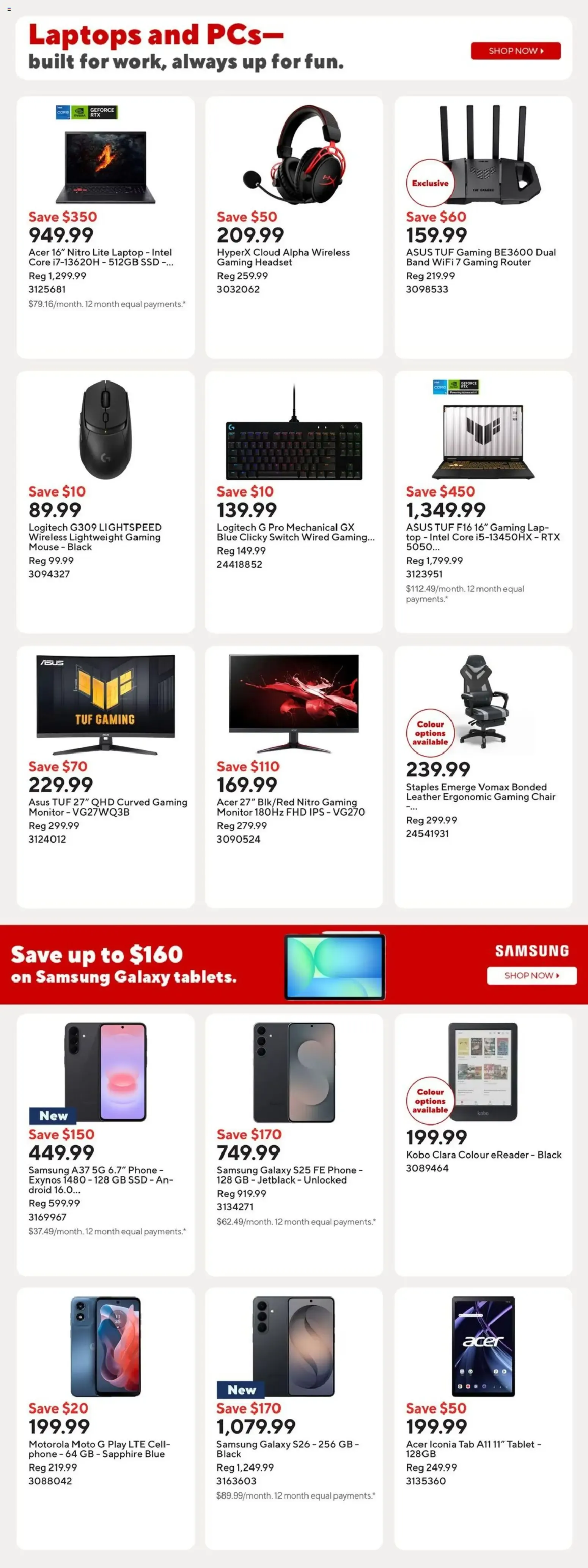 Staples weekly flyer / circulaire from Jun 5, 2026 > weekly specials & deals from June 5 to June 11 2026 - flyer page 7