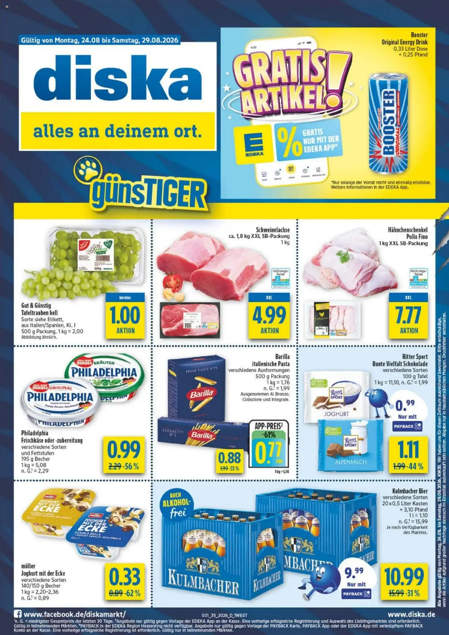 Diska von 24. August bis 29. August 2026 - Prospekt seite 1