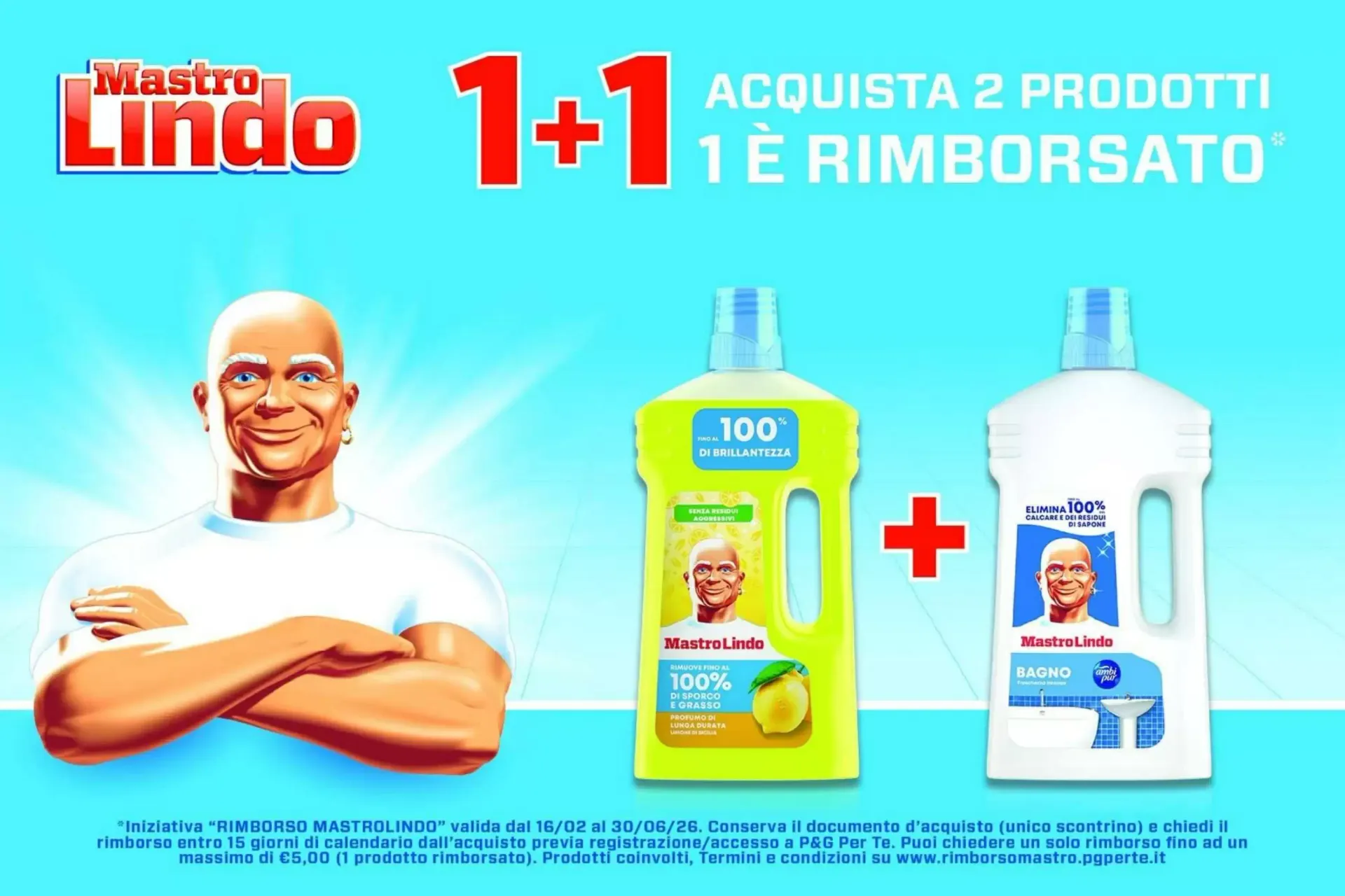 Mastro Lindo 1+1 Rimborsato da 16 febbraio a 30 giugno di 2026 - Pagina del volantino 1