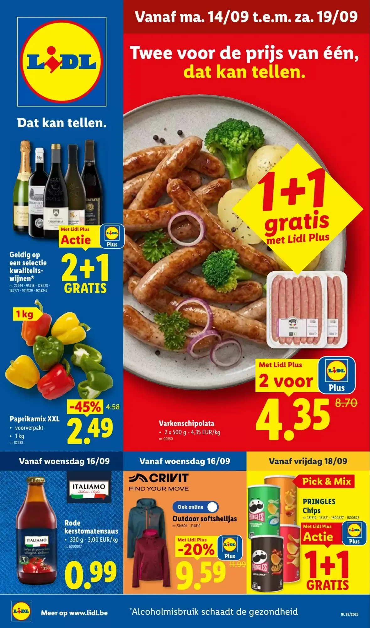 Lidl folder week 38 van 14 september tot 19 september 2026 - folder pagina 1