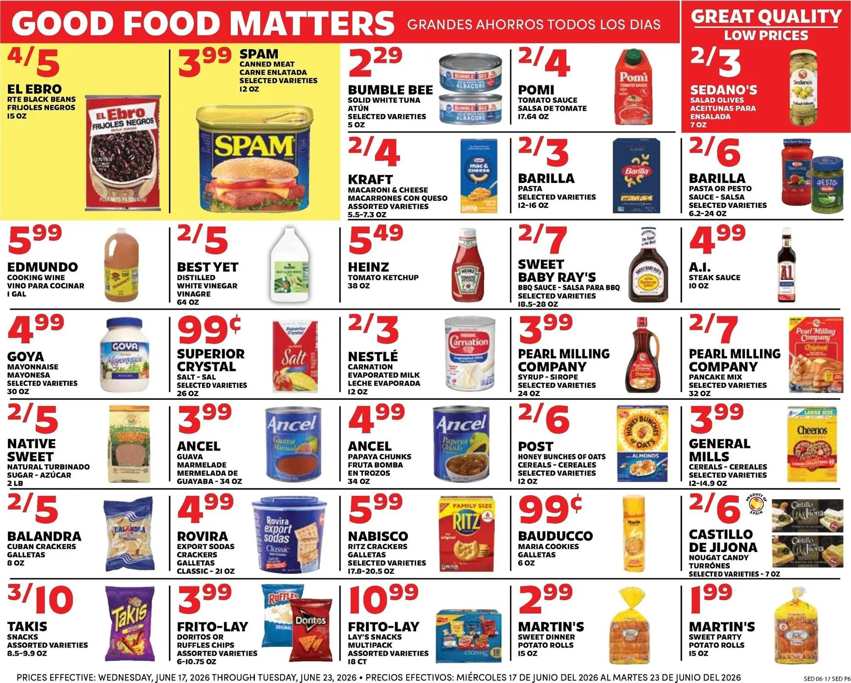 Weekly ad Current Sedano's leaflet valid from Wednesday 06/17/2026 to Tuesday 06/23/2026 from June 17 to June 23 2026 - Page 6