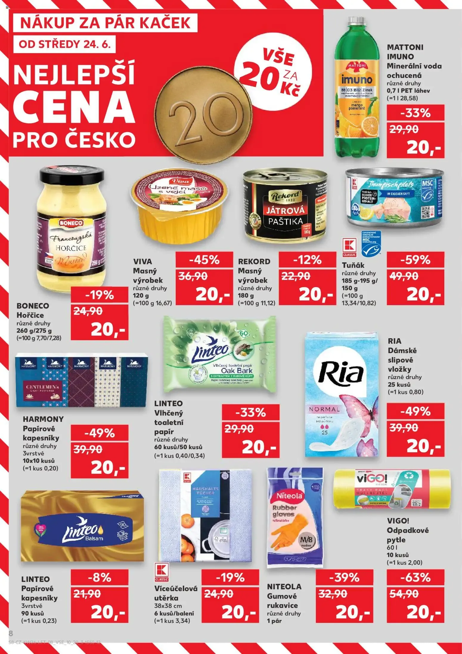 Kaufland Leták: Nejlepší cena pro Česko - 24. června 30. června 2026 - Page 8