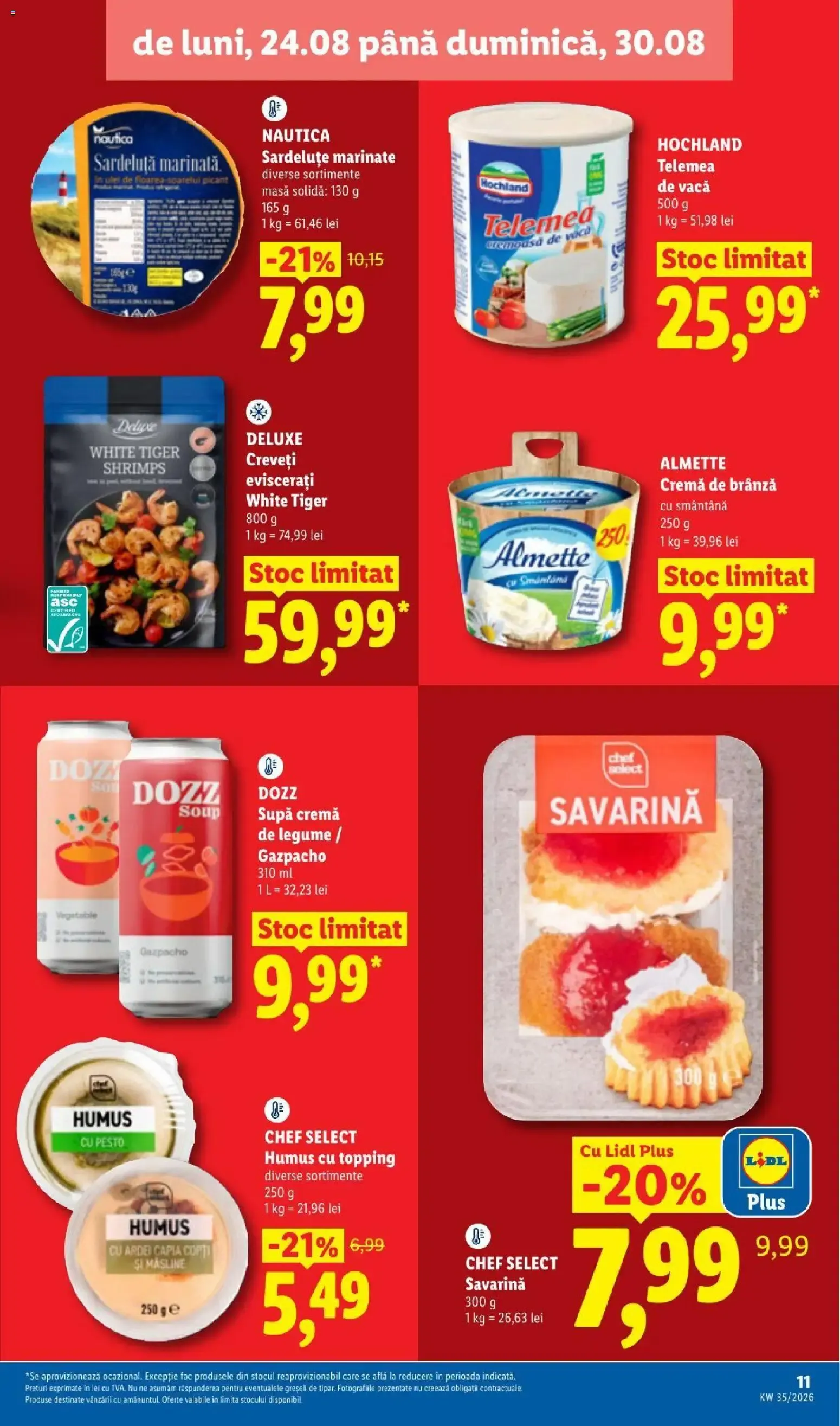 Catalog LIDL: Ieftin și înainte, și după ziua de salariu (Ofertas del 24 al 30 de agosto de 2026) de la 24 august până la 30 august 2026 - Revista Pagina 11