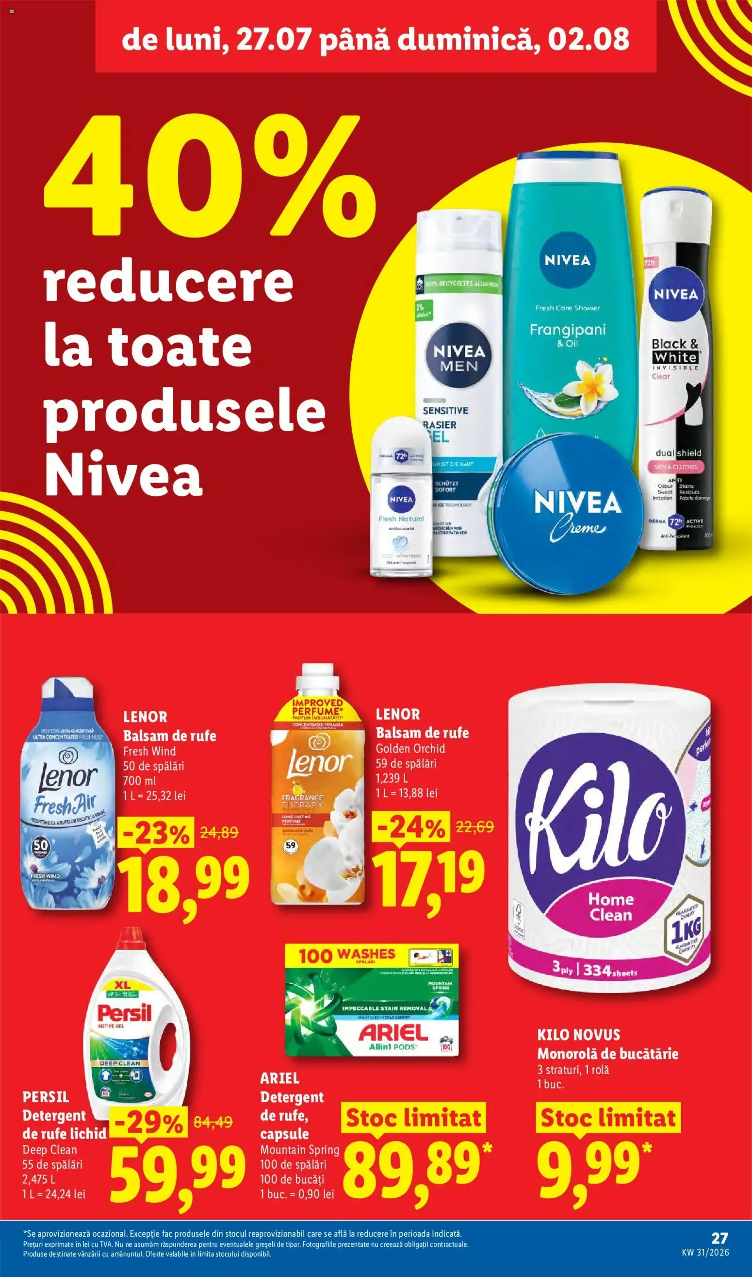 Catalog Catalog LIDL 27.07.2026 - Oferta și Revista online de la 27 iulie până la 2 august 2026 - Revista Pagina 27