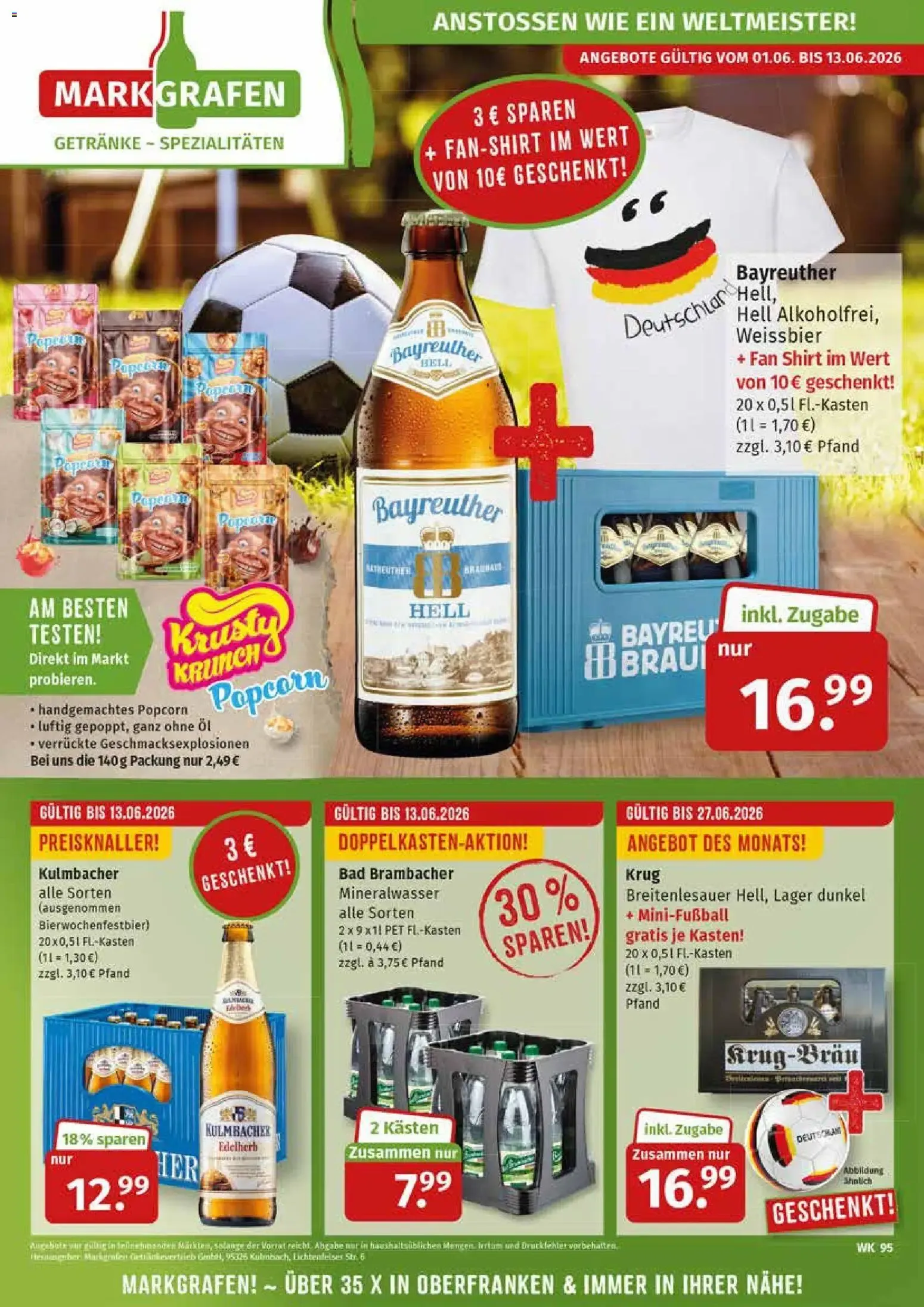 Markgrafen Prospekt vom 01.06.2026 – Angebote online von 1. Juni bis 13. Juni 2026 - Prospekt seite 1