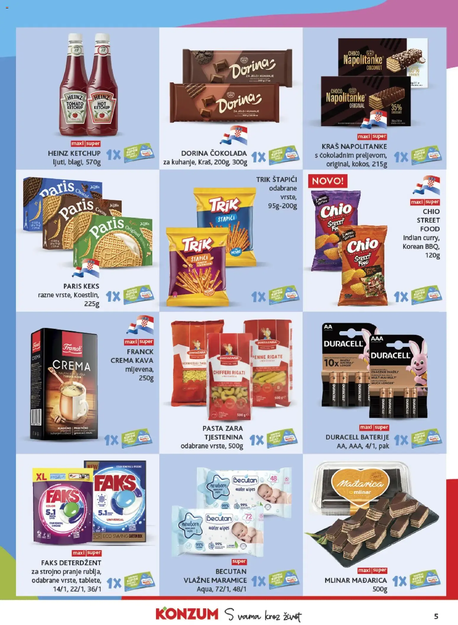 Katalog Konzum Katalog novi od 16.09.2026 na listanje > letak digitalni od 16. rujna do 22. rujna 2026. - Pregled Stranica 5