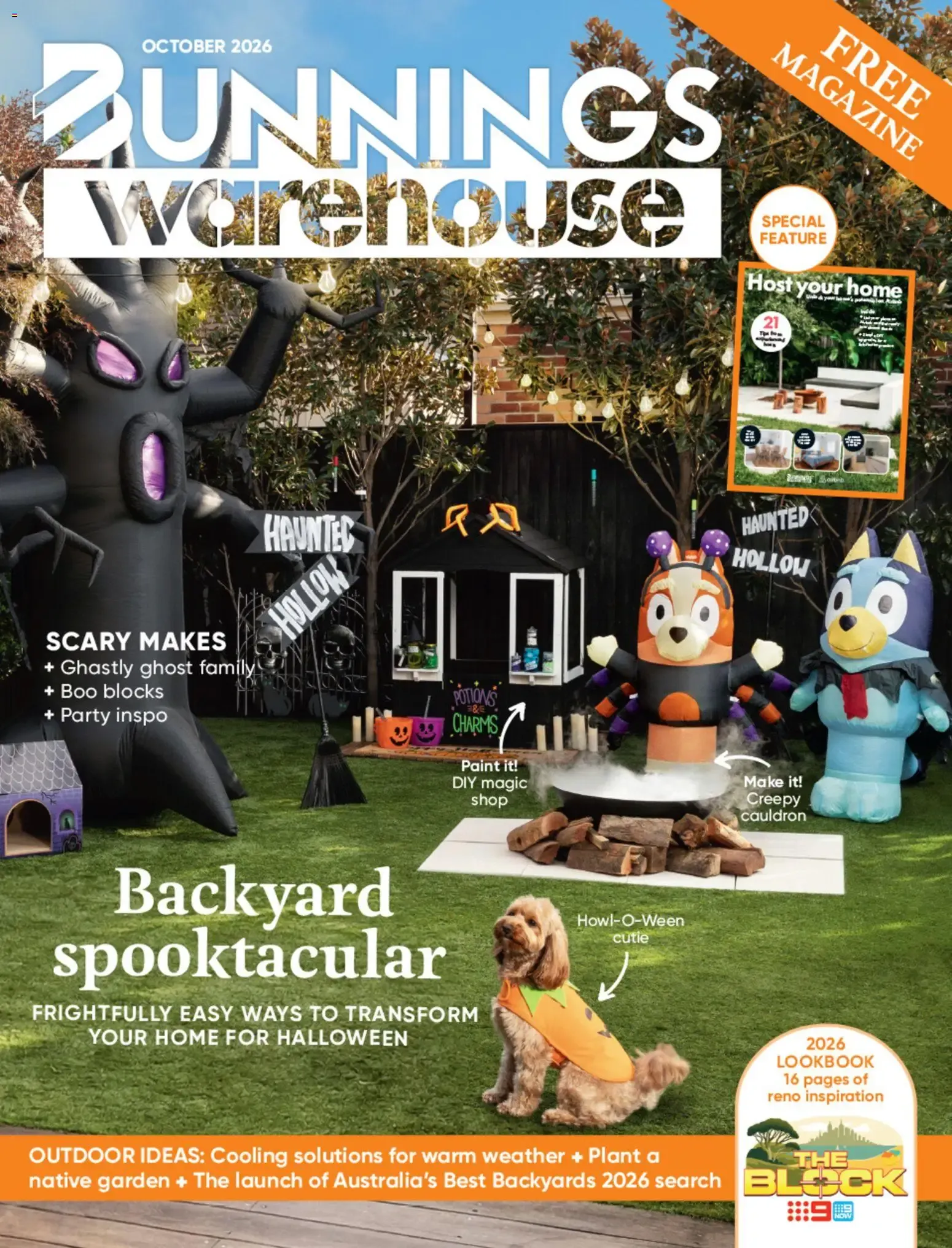 Bunnings Warehouse Halloween 👻 catalogue from 01/10/2026 - Catalogue valid from 1 October to 31 October 2026 - page 1