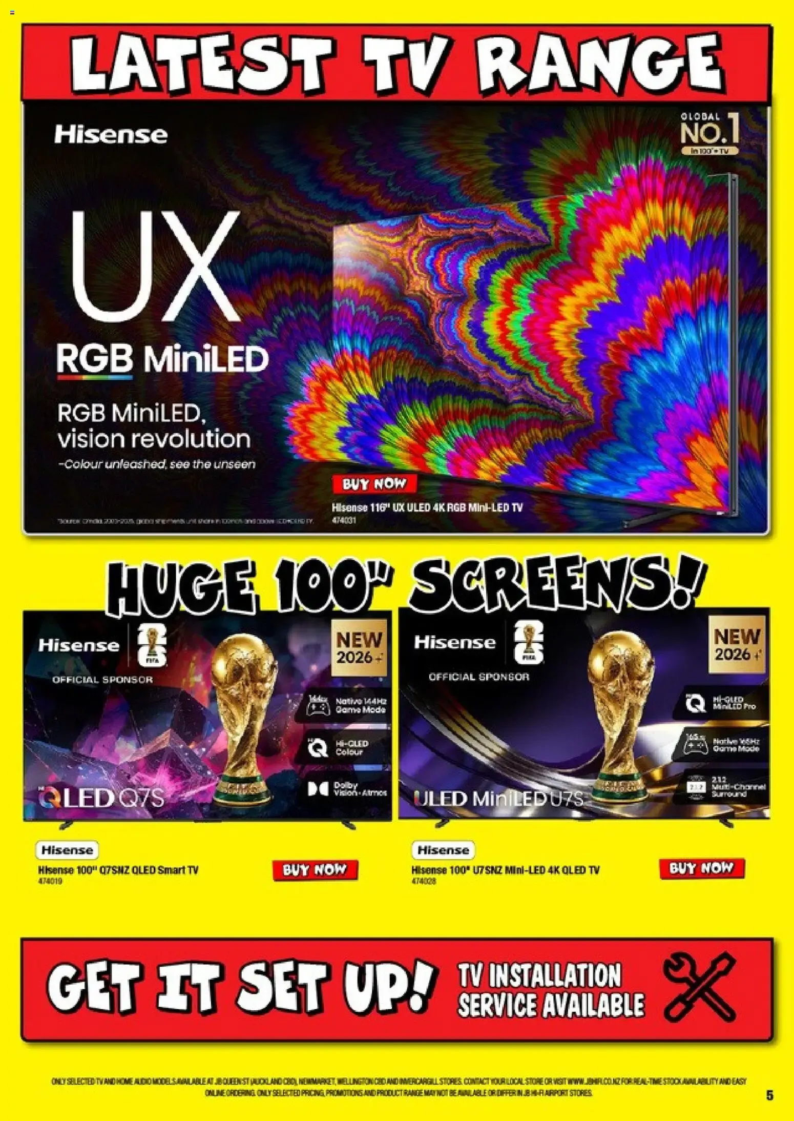 JB Hi-Fi Latest TV Range from 3 August to 31 October 2026 - Catalogue Page 5