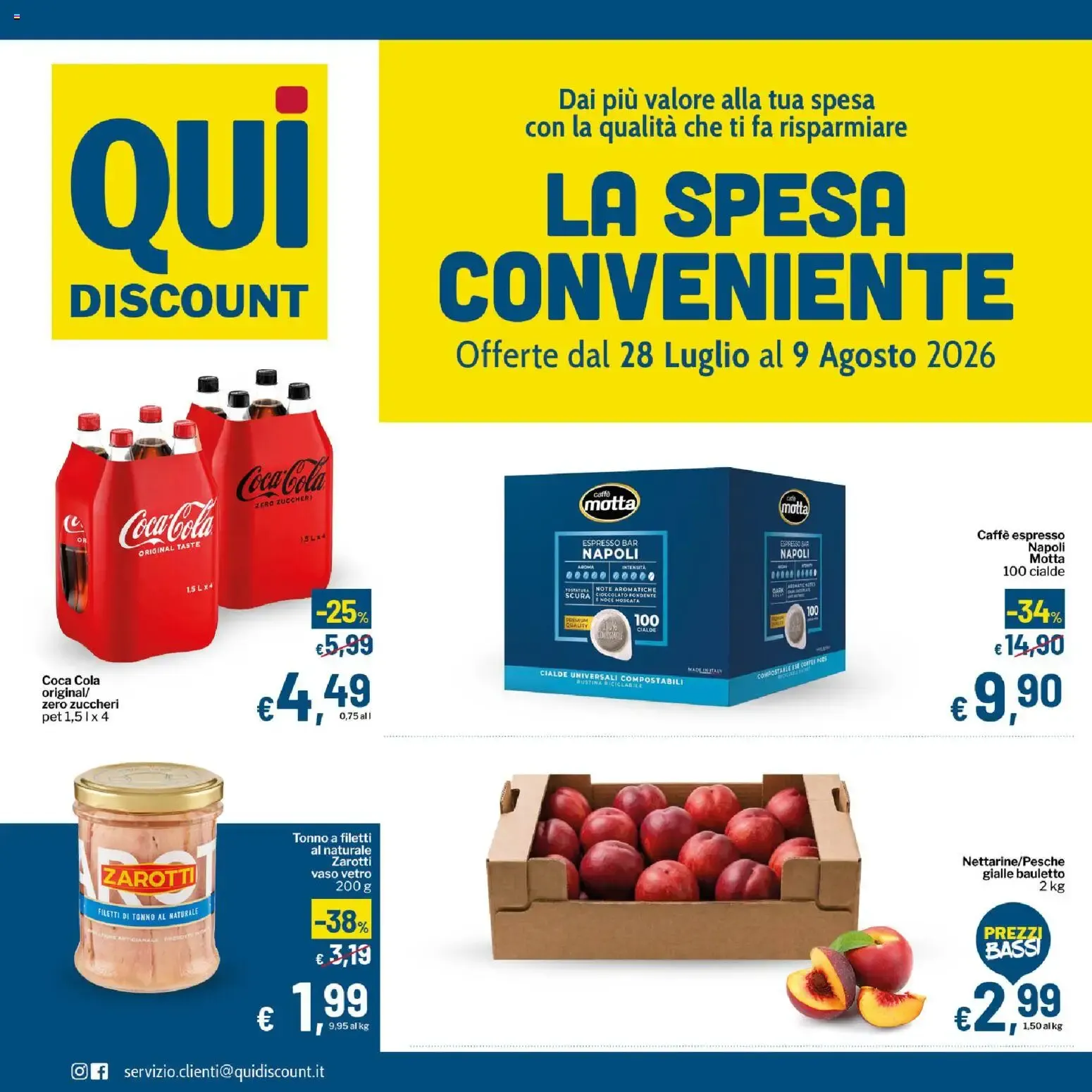 Qui Discount volantino dal 28/07/2026 - online Offerte