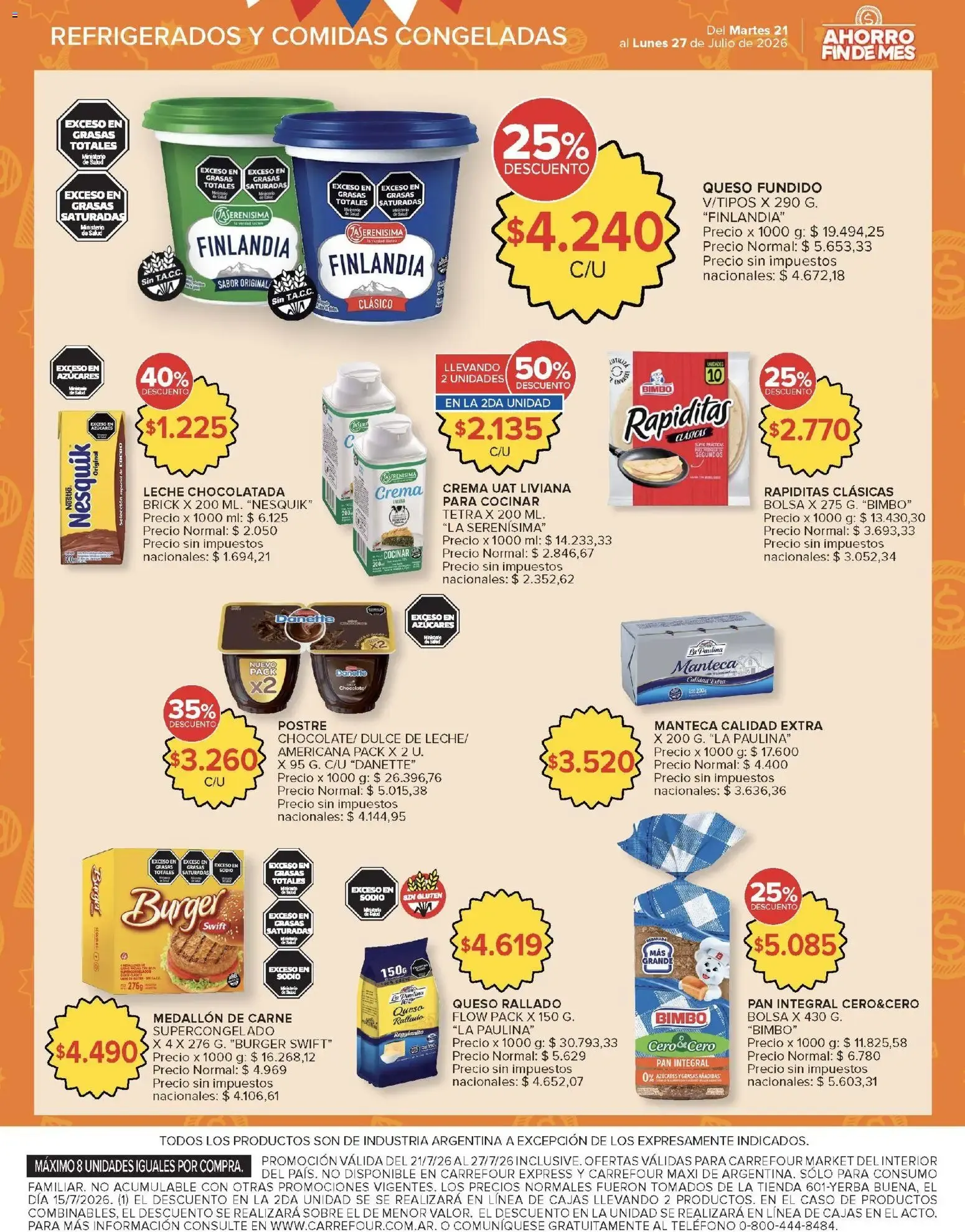 Ofertas de Carrefour Market - Ahorro Fin de Mes 21 de julio al 27 de julio 2026 - Página 8 del catálogo