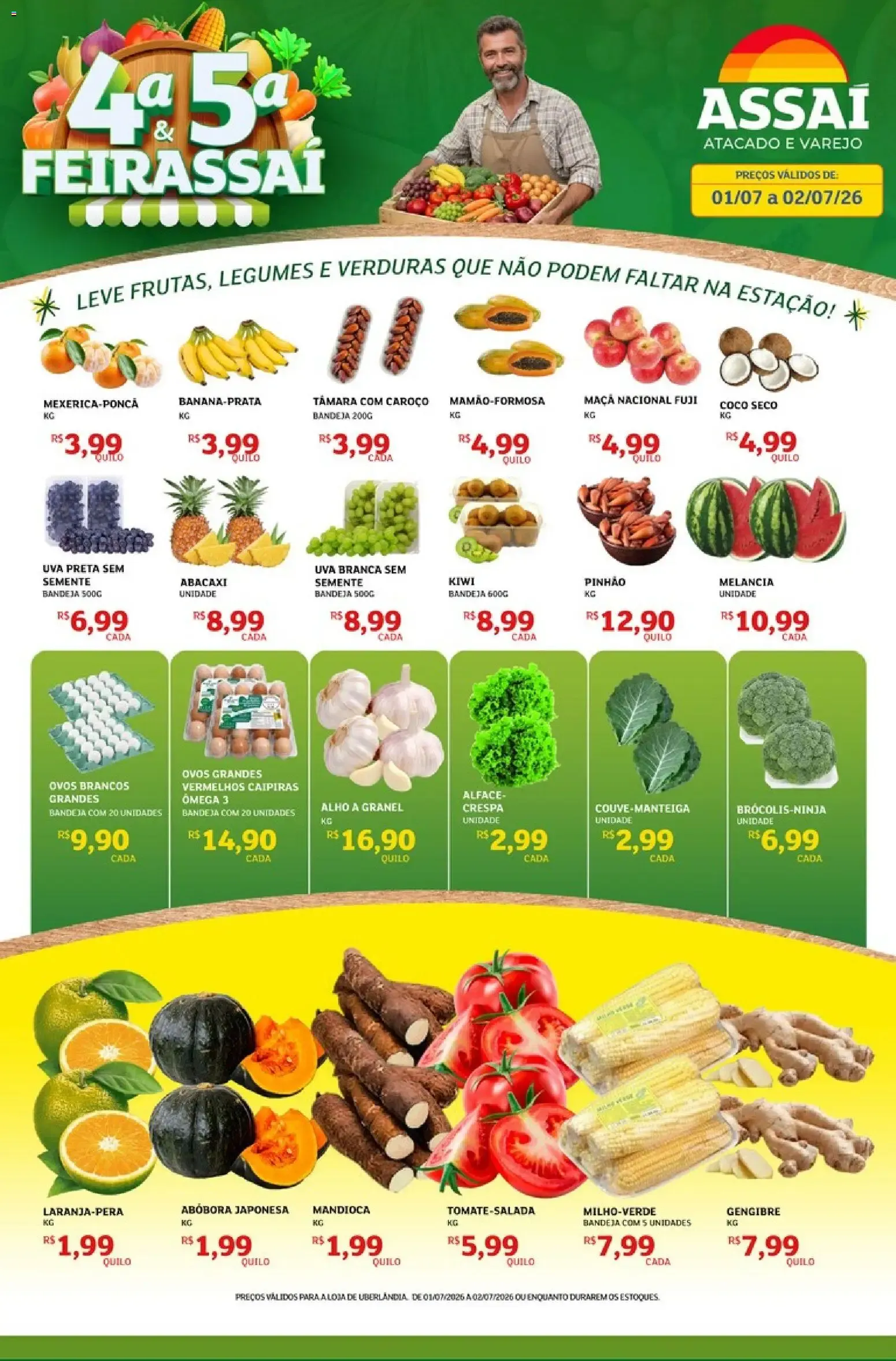 Encarte de Assaí Atacadista ofertas - MG de 01/07/2026 | Promoções Online 1 de julho até 2 de julho 2026 - Pagina 1