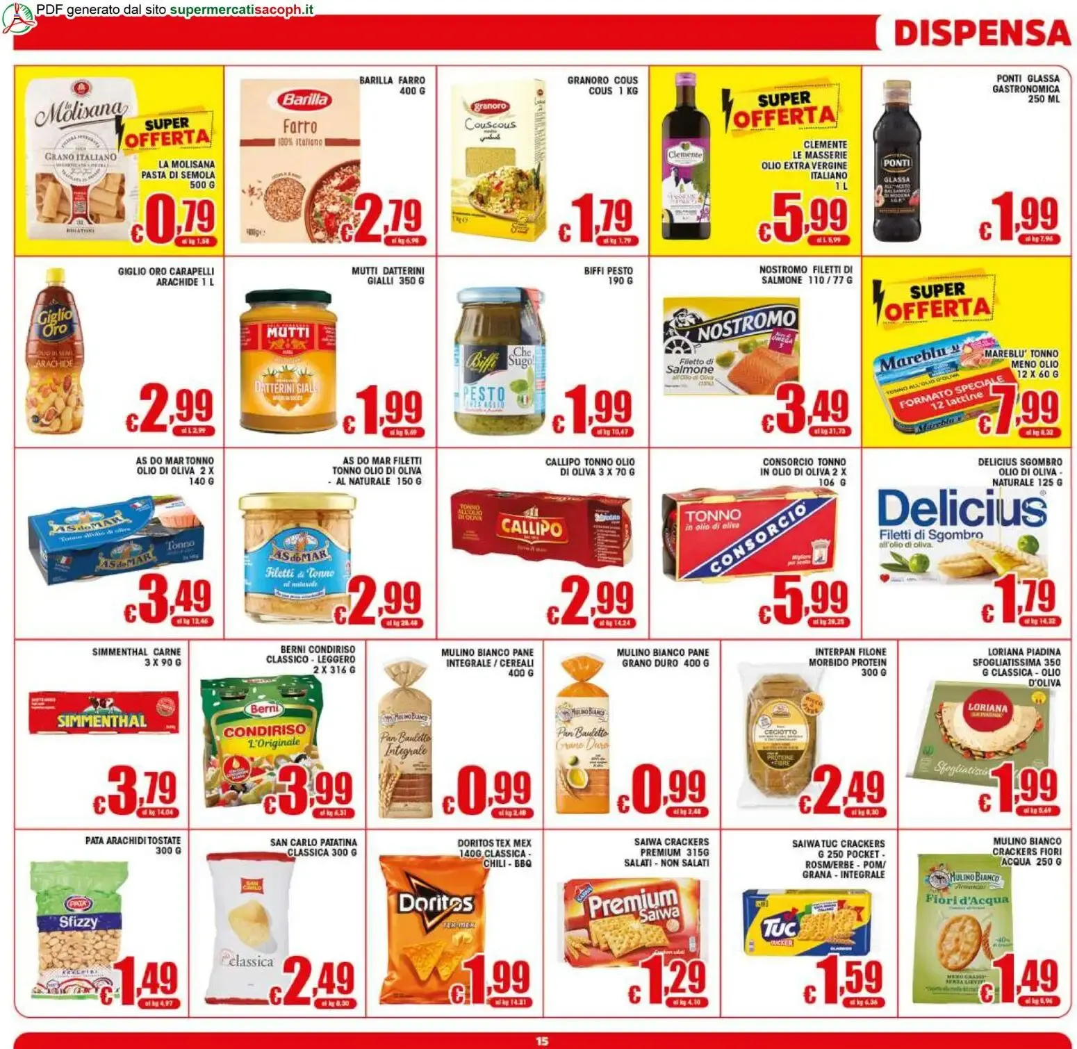 Sacoph volantino dal 01/07/2026 - online Offerte da 1 luglio a 9 luglio di 2026 - Pagina del volantino 15