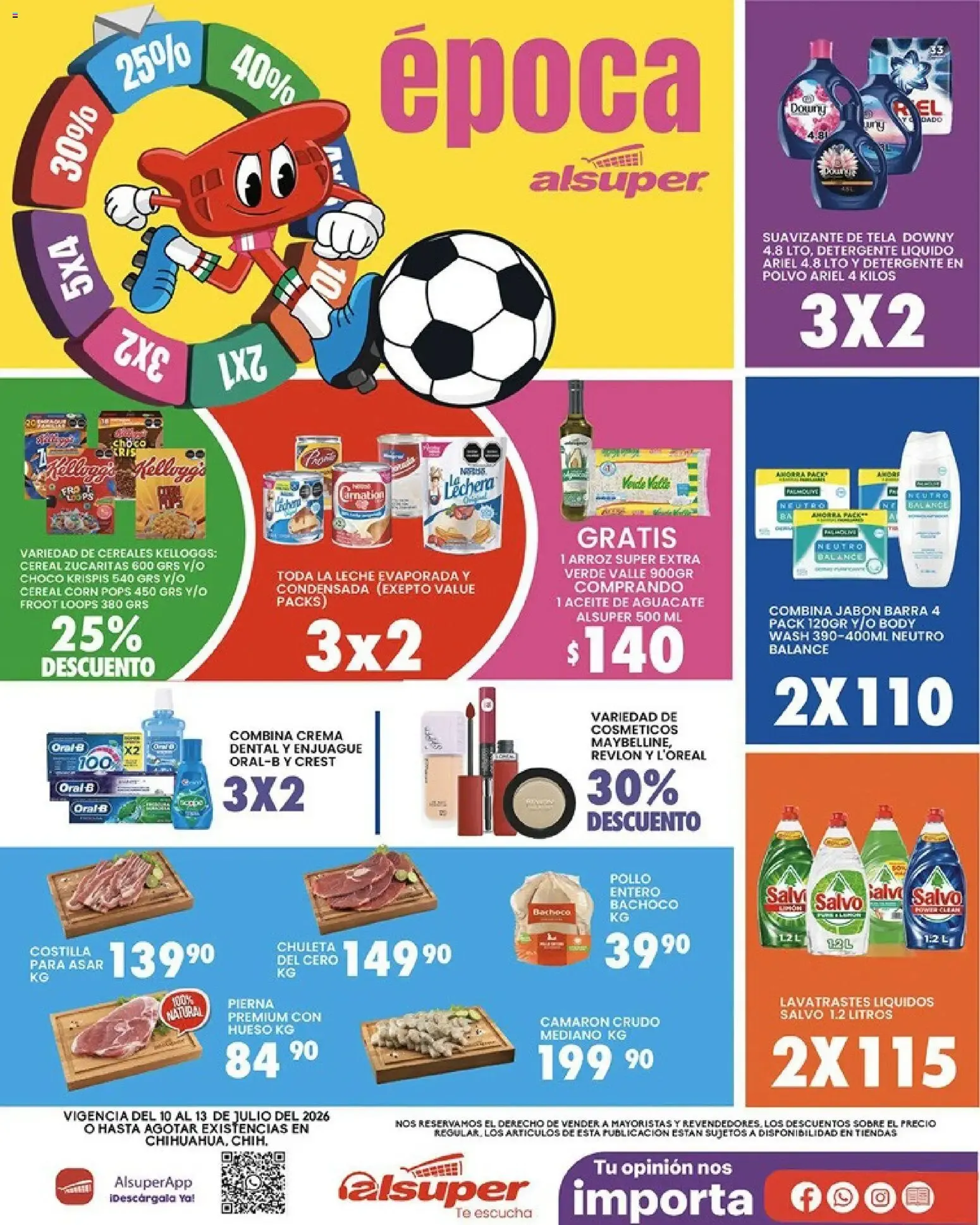 Catálogo de Época Alsuper 10 de julio al 13 de julio 2026 - Pagina 1