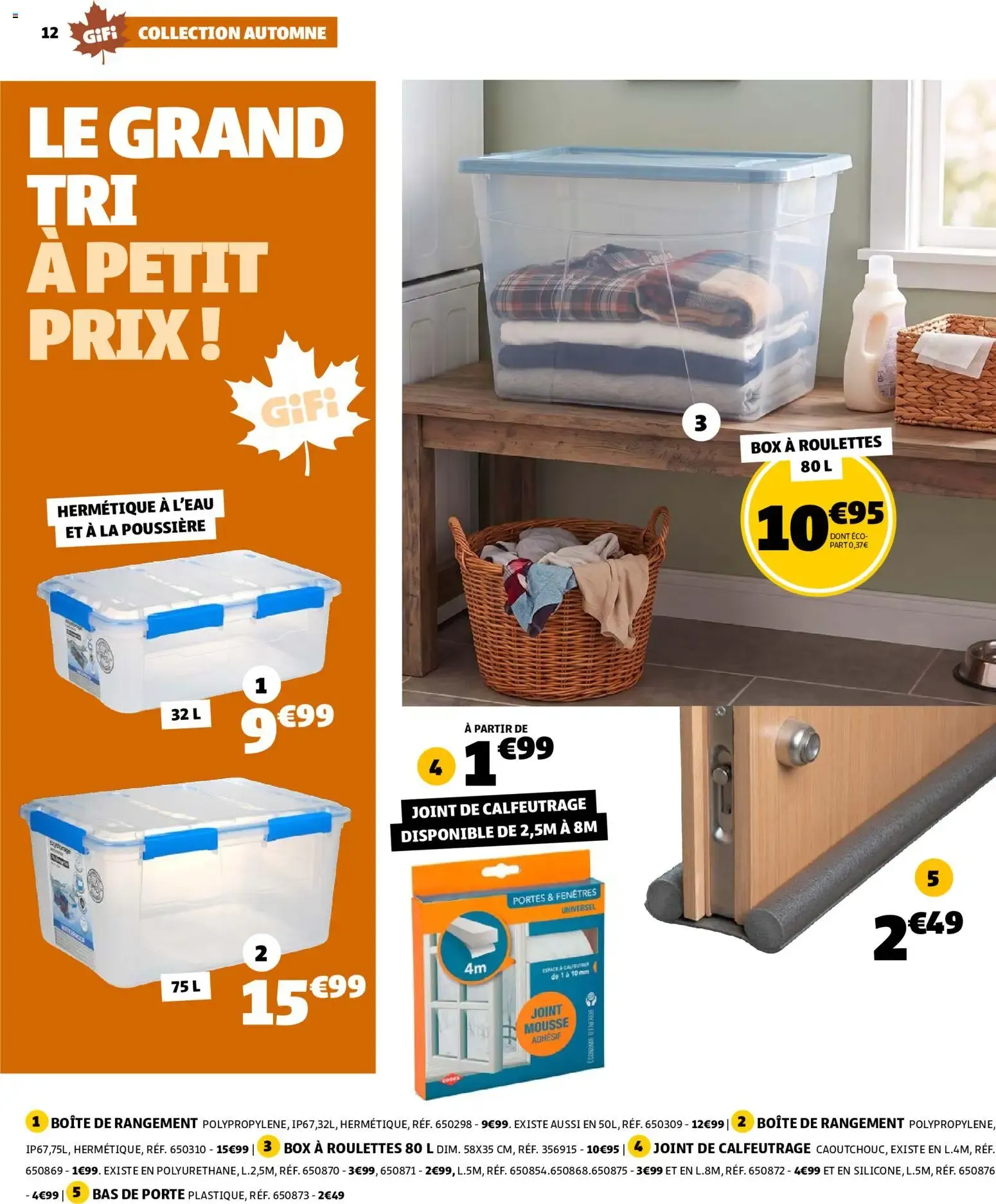 GiFi - Spécial Automne : Un Automne à Croquer! du 29 septembre au 12 octobre 2026 - Catalogue page 12