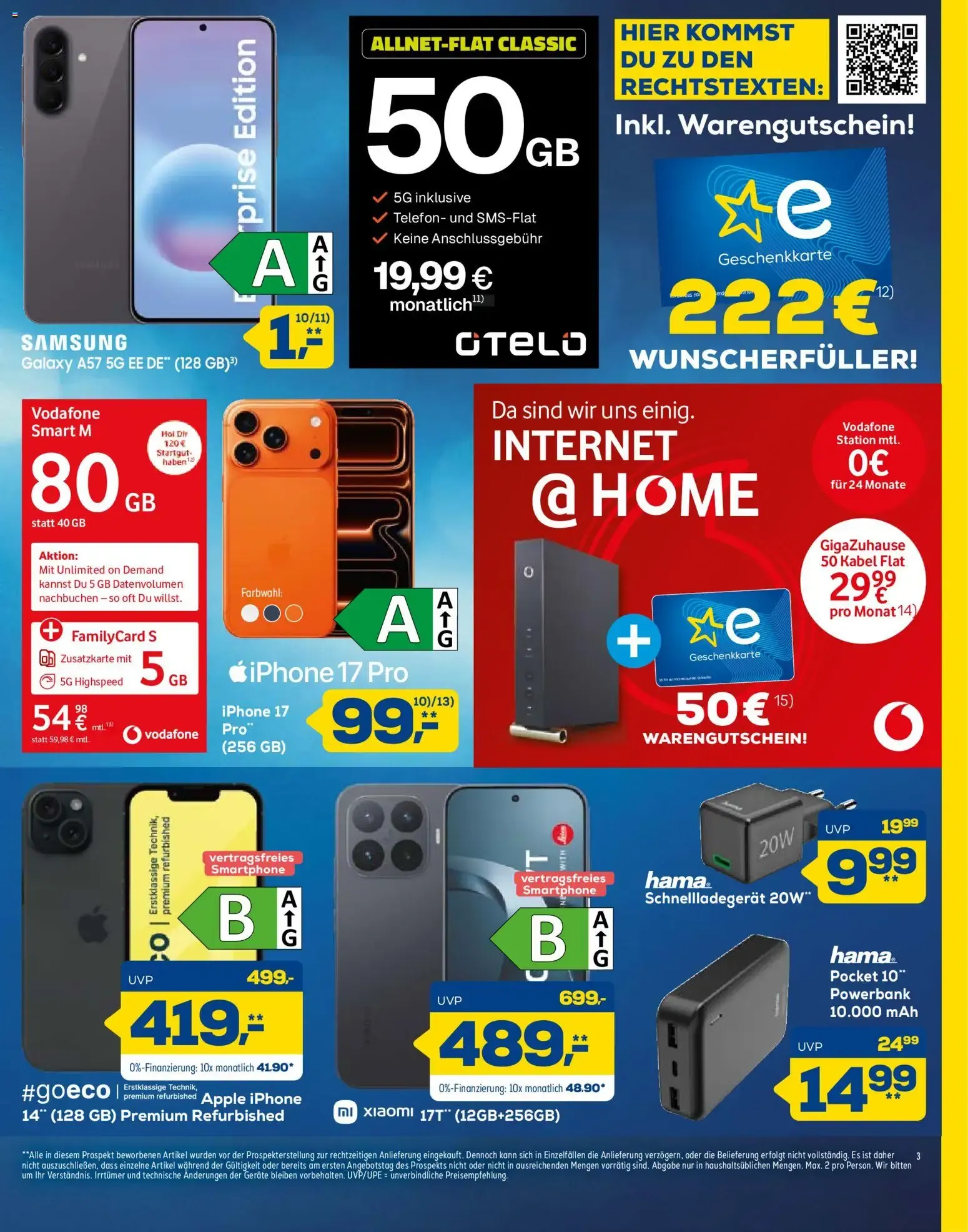 EuronicsXXL: Die besten Deals gibt's jetzt. von 26. September bis 2. Oktober 2026 - Prospekt seite 3
