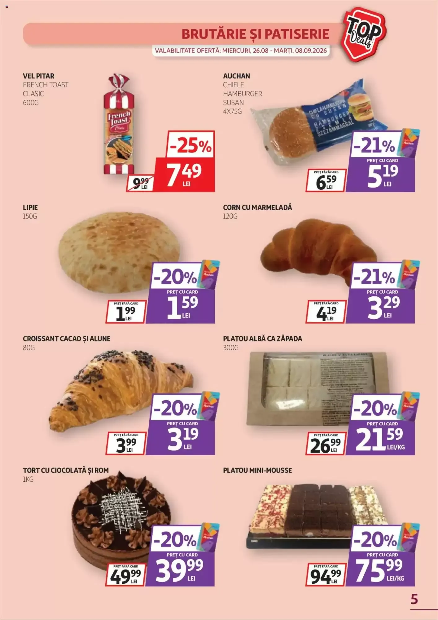Catalog Catalog Auchan de la 26 august până la 8 septembrie 2026 - Revista Pagina 5