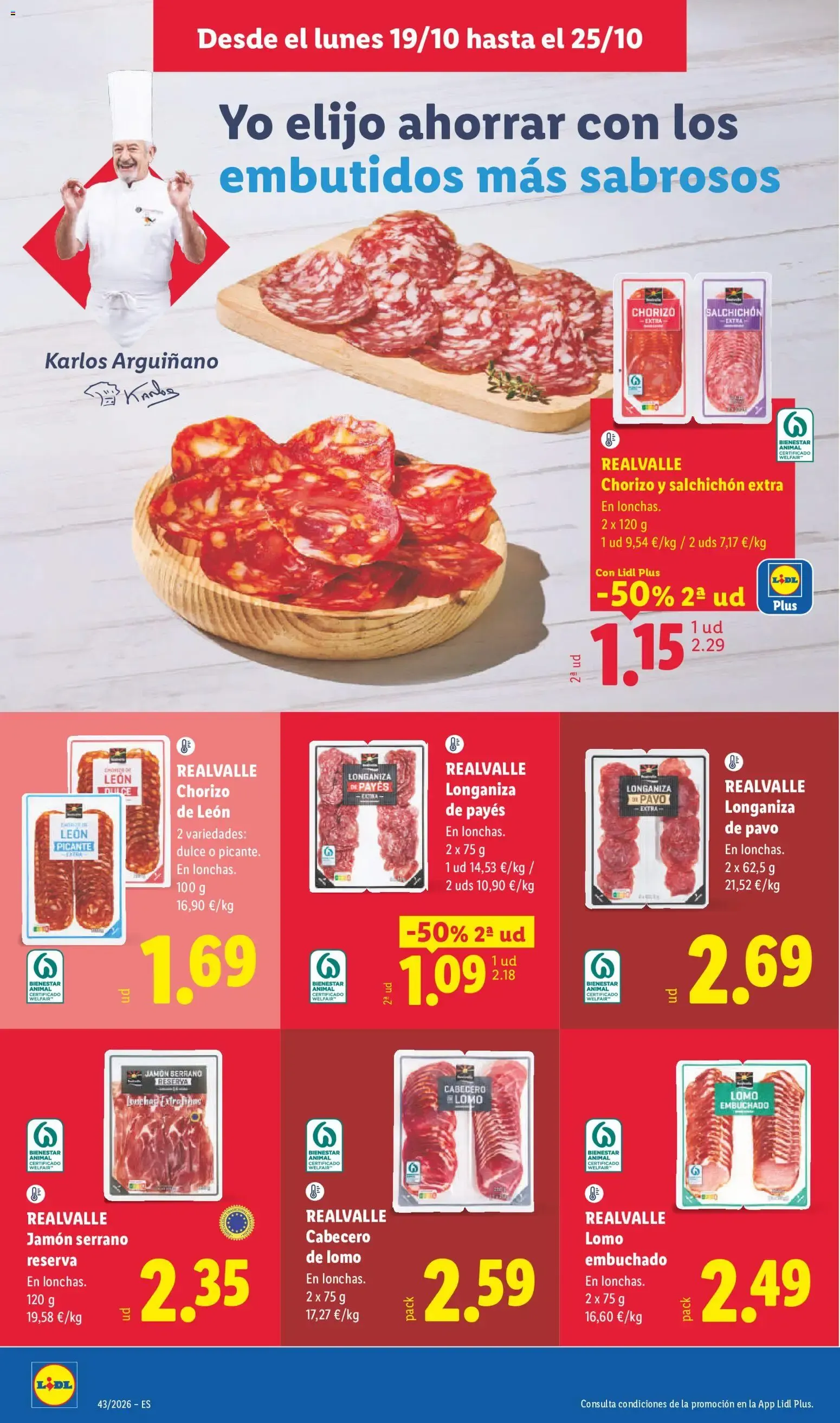 Catálogo de Lidl: Ofertas de carne y otros productos 19 de octubre al 25 de octubre 2026 - Página 14