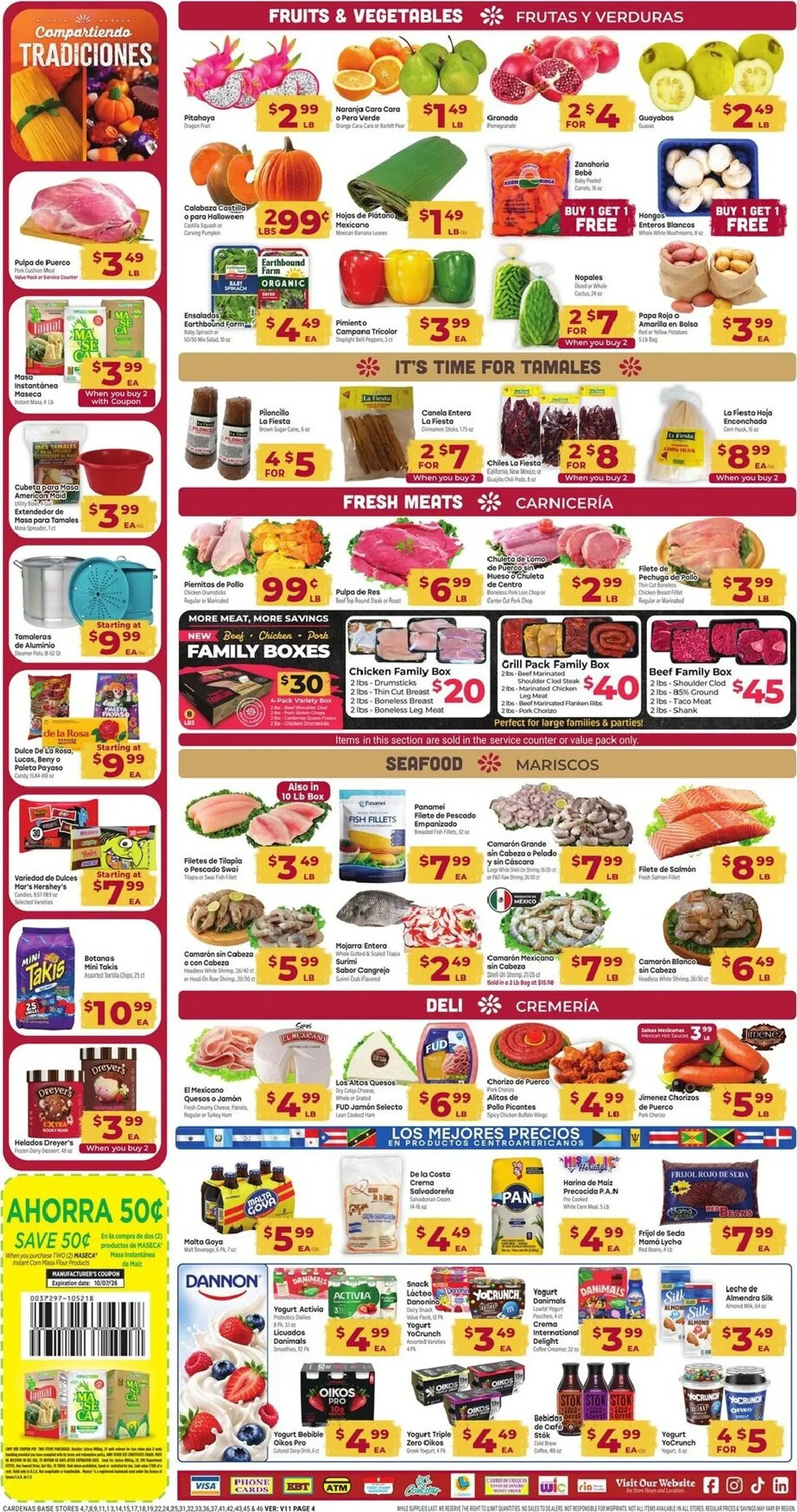 Weekly ad Current Cardenas Markets leaflet valid from Wednesday 09/30/2026 to Tuesday 10/06/2026 from September 30 to October 6 2026 - Page 4