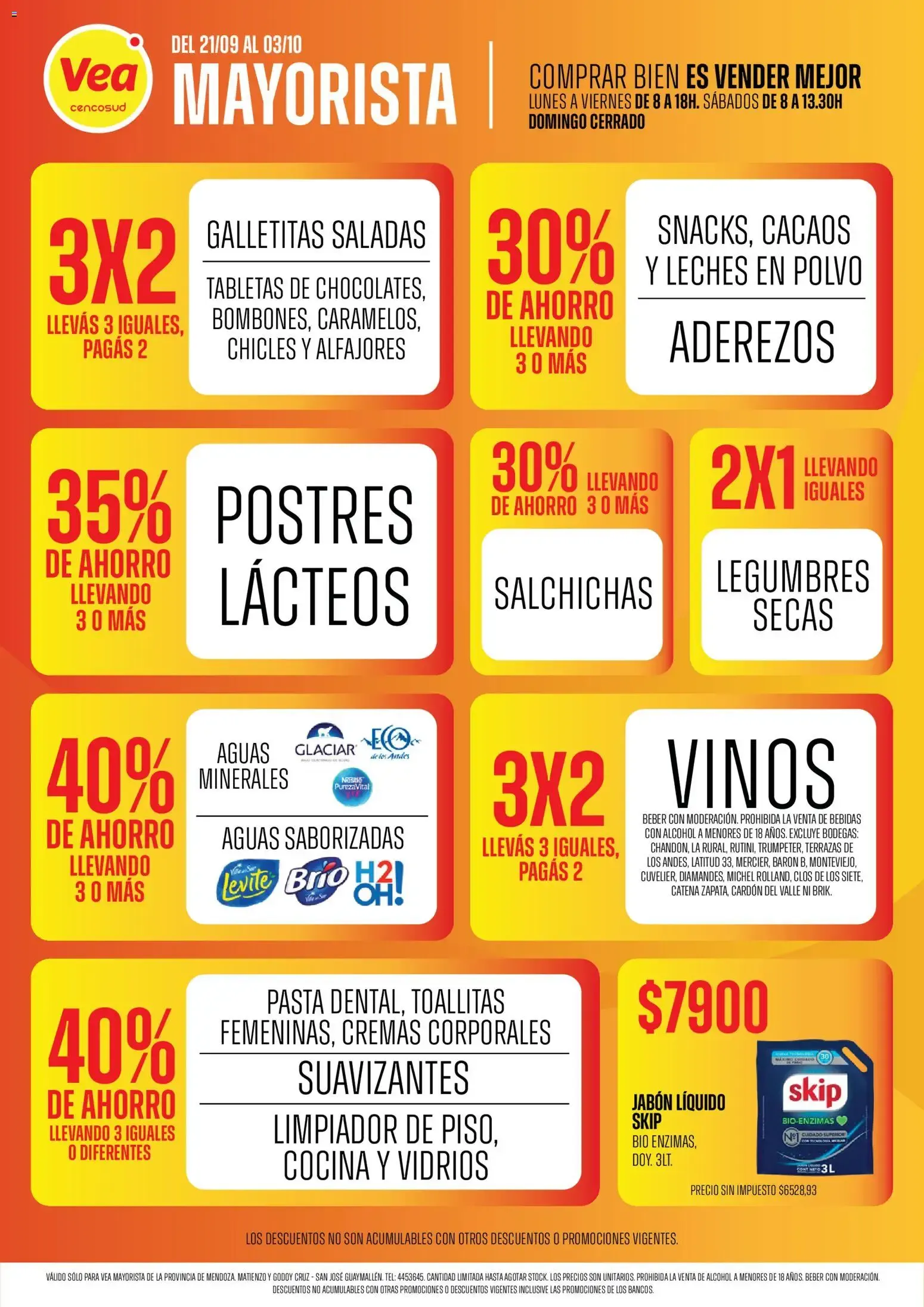 Ofertas de Vea Mayorista del 21/09 al 03/10 21 de septiembre al 3 de octubre 2026 - Página 1 del catálogo