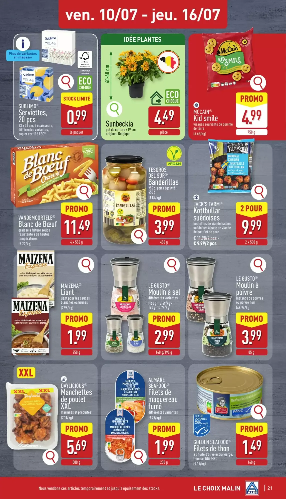 ALDI Dépliant week 28 van 6 juli tot 11 juli 2026 - folder pagina 21