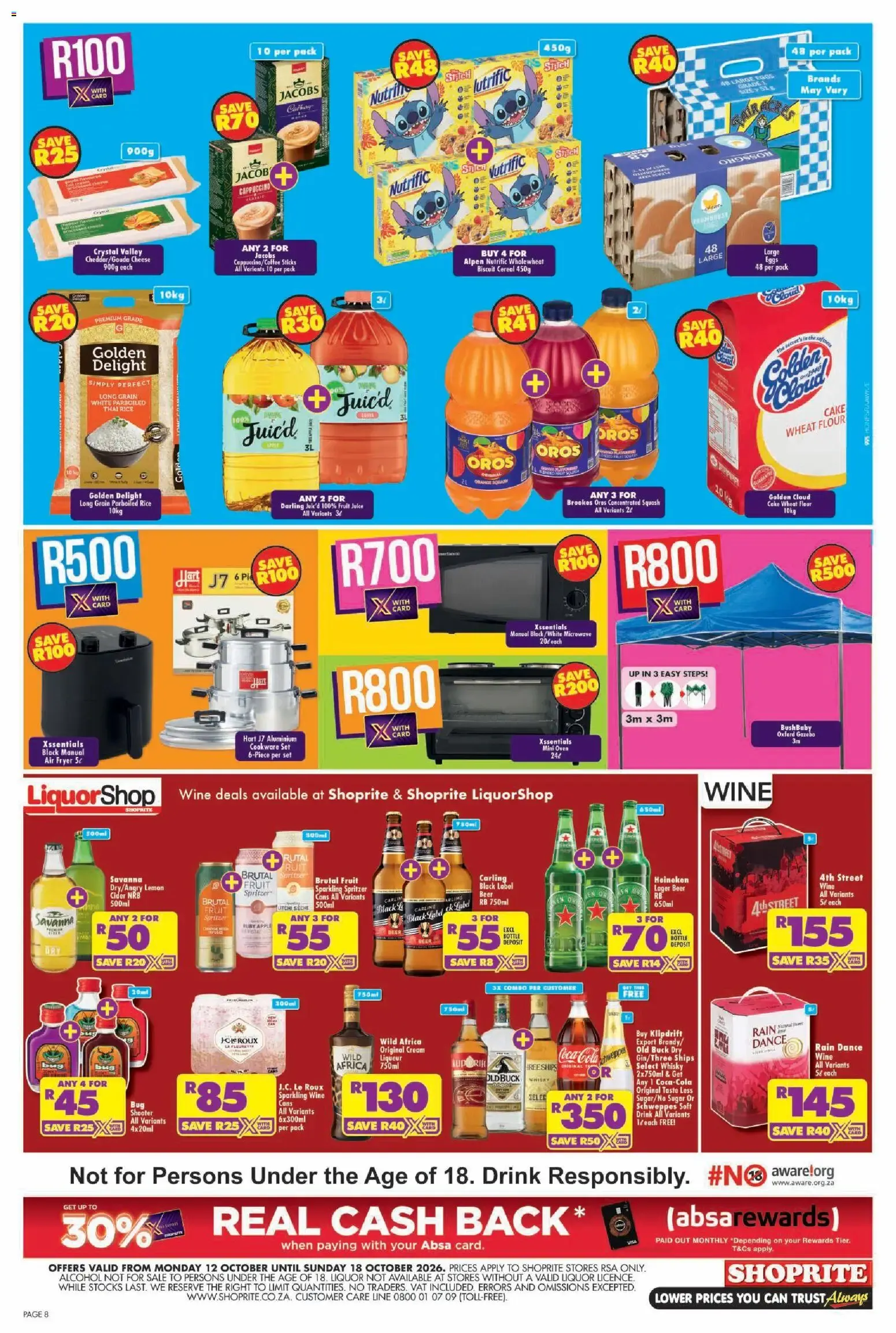 Shoprite Rand A Rama from 12 October to 18 October 2026 - Catalogue Page 8
