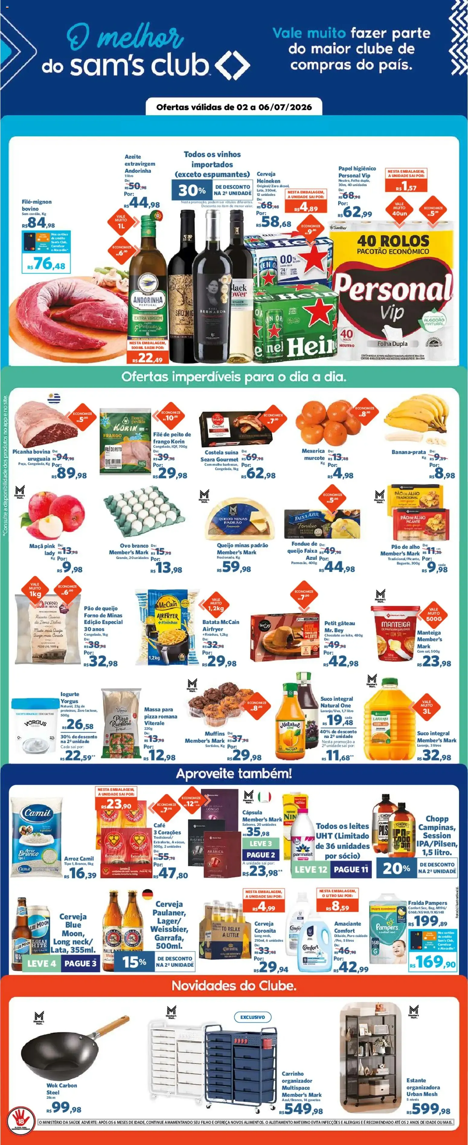Sam's Club - Ofertas da semana de 02/07/2026 | Promoções Online