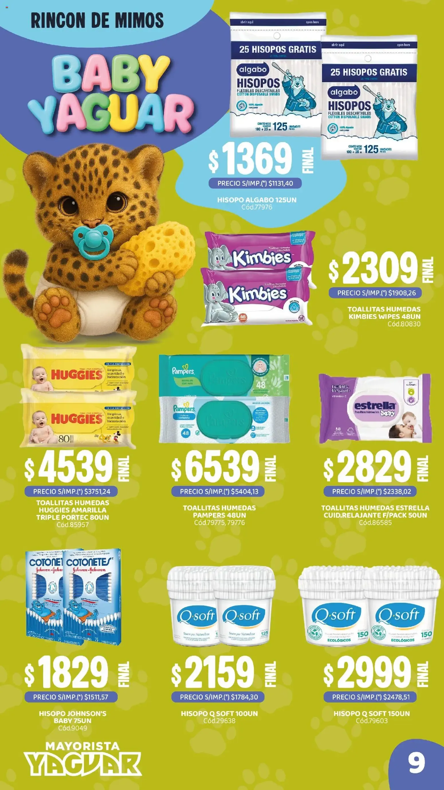 Ofertas de Yaguar - Todo Para Tu Bebe del 21/09/2026 - 04/10/2026 21 de septiembre al 4 de octubre 2026 - Página 9 del catálogo
