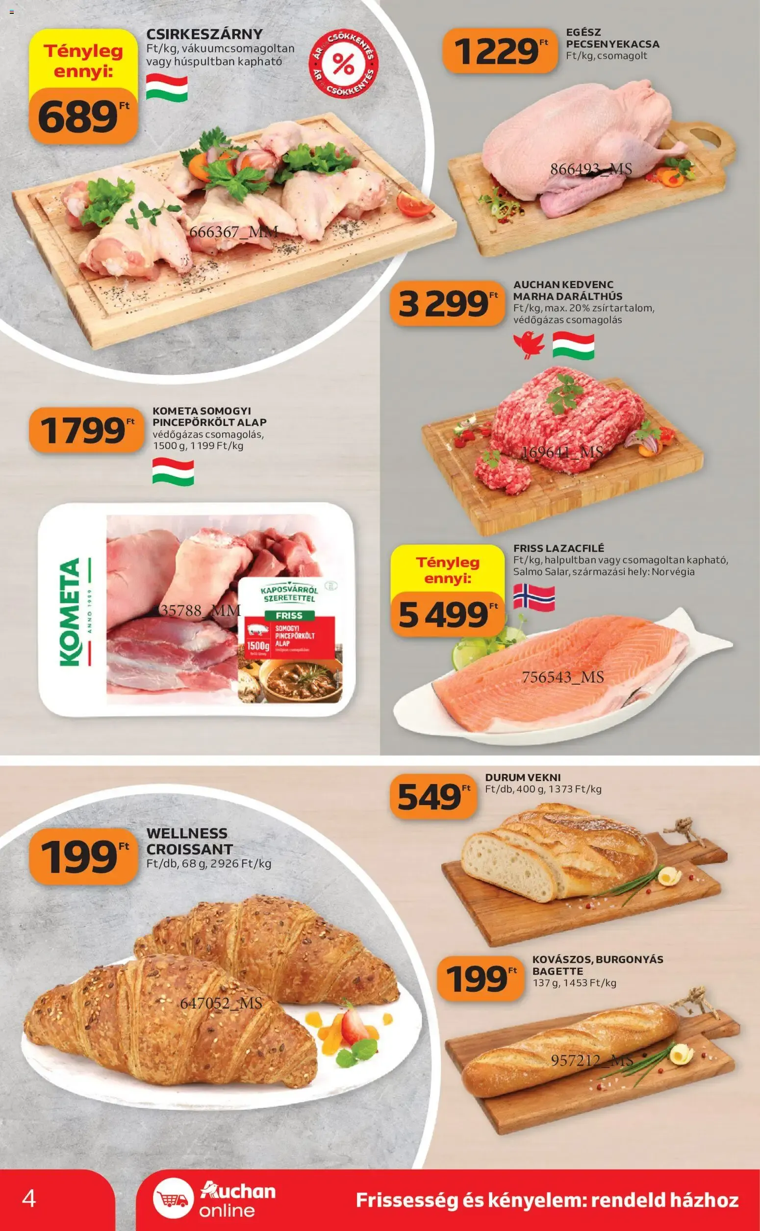 Katalógus Auchan Szupermarket akciós újság - 2026.10.15. -tól/töl > akció, lapozható szórólap 🛍️ október 15.-tól október 21.-ig 2026. - Oldal 4