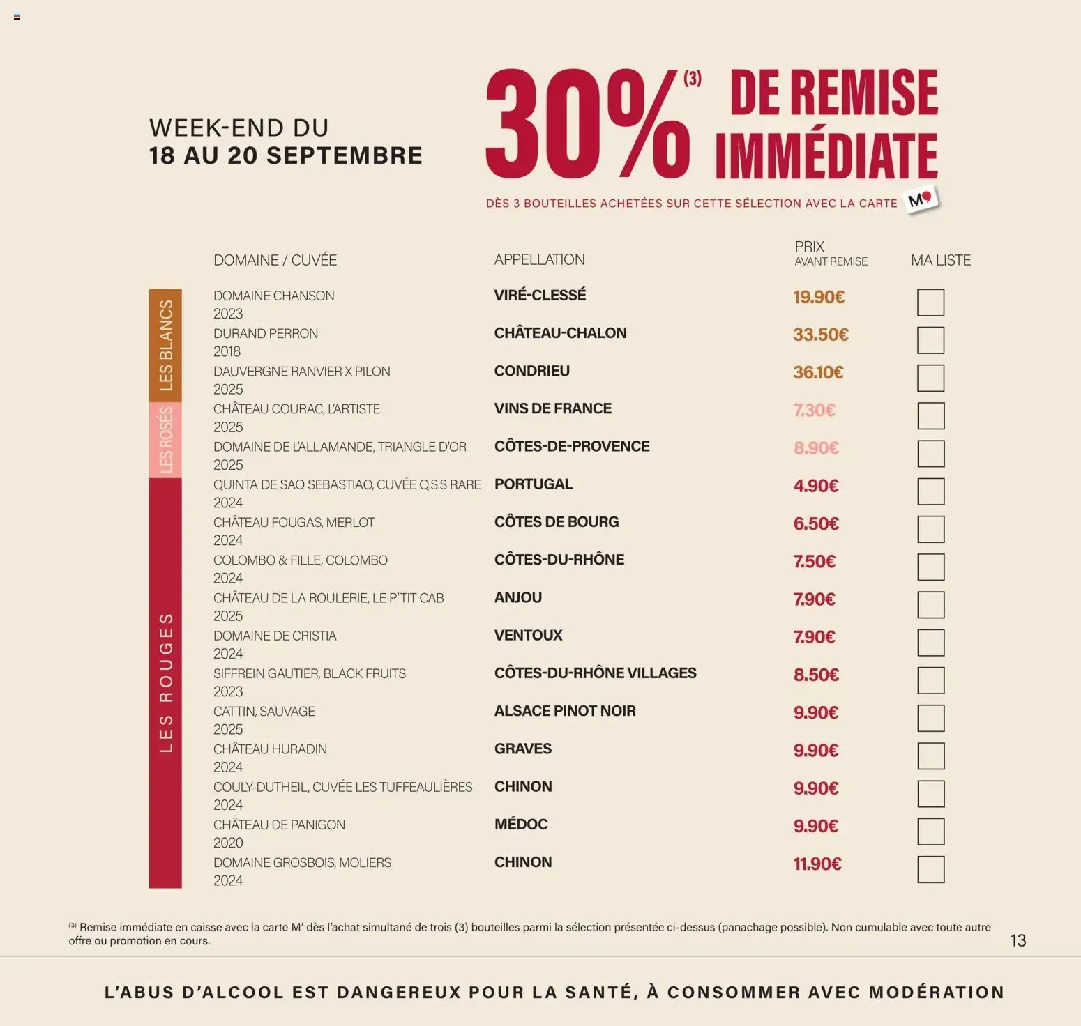 Monoprix - Calendrier des Offres du 11 septembre au 27 septembre 2026 - Catalogue page 13