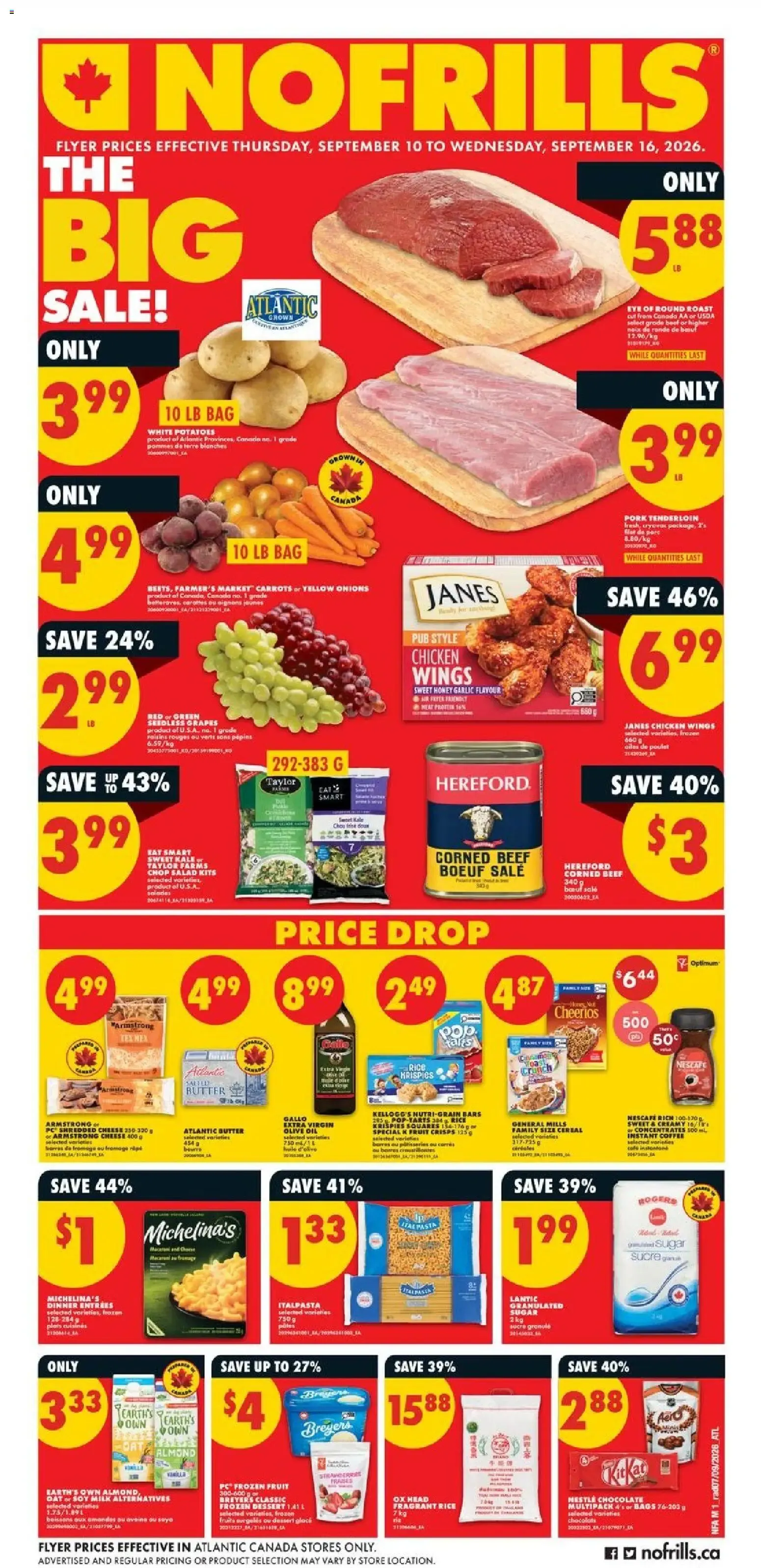 No Frills weekly flyer - NS from Sep 10, 2026 > weekly specials & deals from September 10 to September 16 2026 - flyer page 1