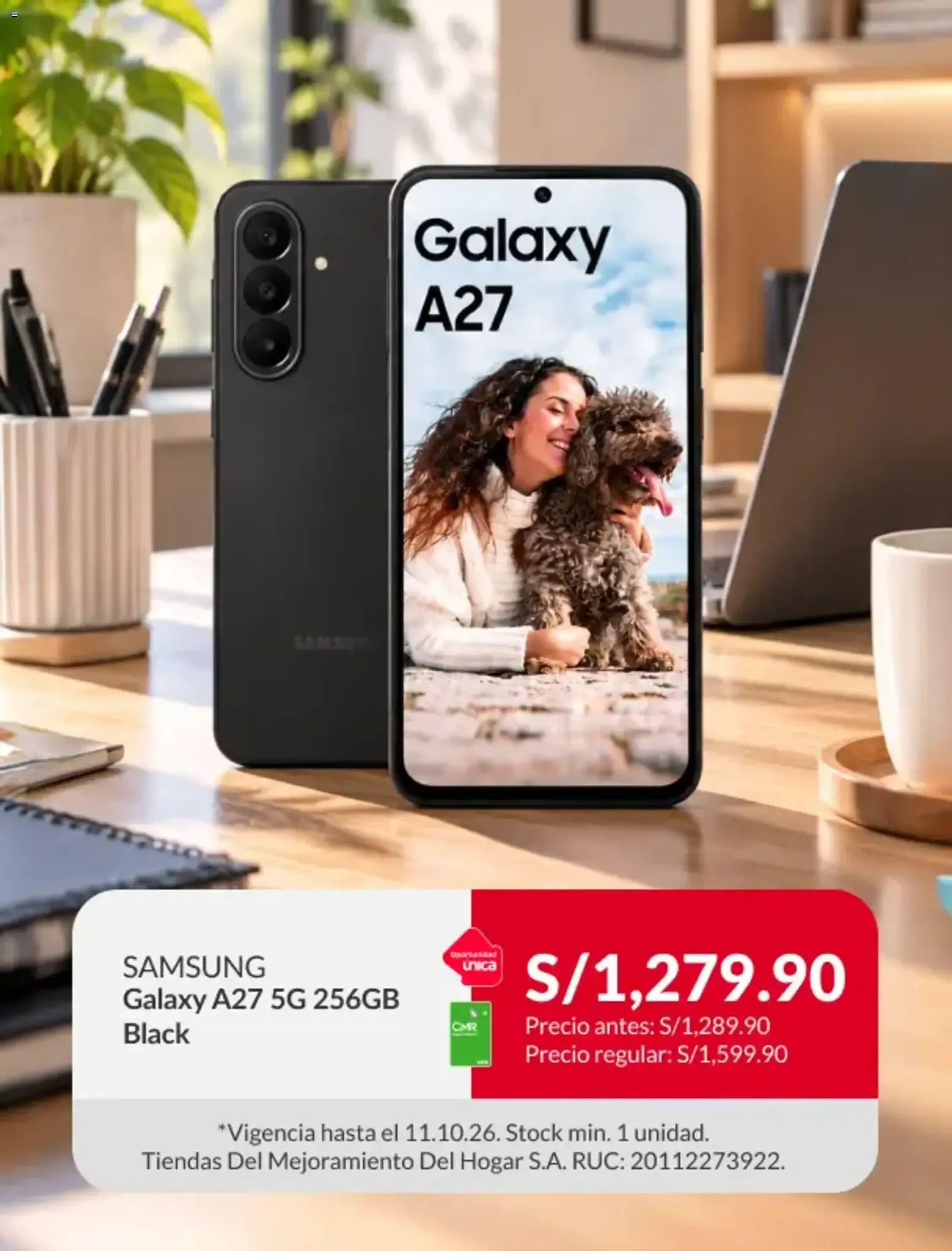 Catalogo de Samsung Galaxy A27 5G 256GB Black 6 de octubre al 11 de octubre 2026 - Pag 1